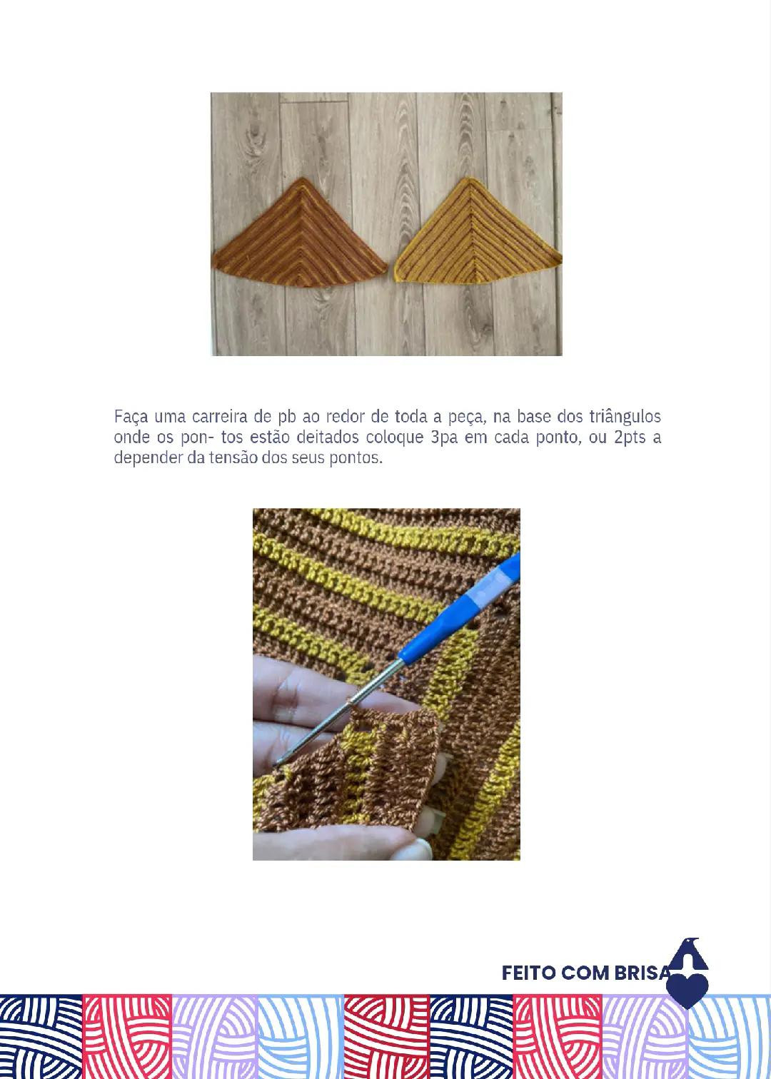 Tutorial Regata Móc Len Màu Vàng Nâu - Hướng Dẫn Chi Tiết Từng Bước