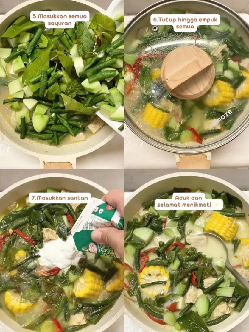 Tutorial Resep Sayur Lodeh: Cara Membuat Sayur Lodeh dengan Jagung dan Tempe