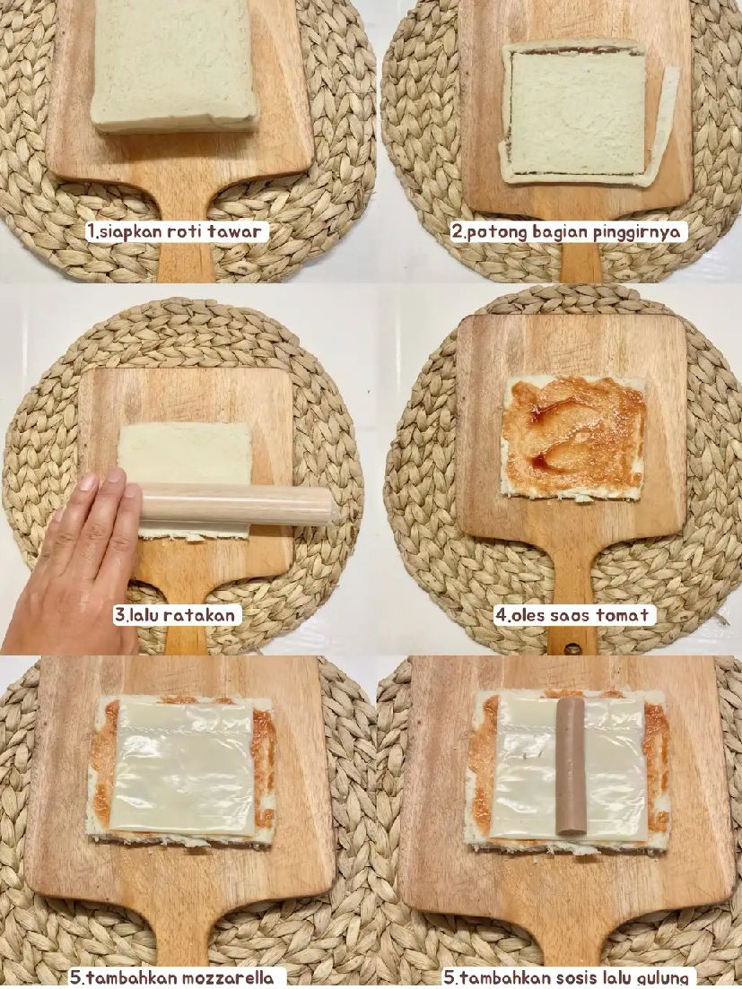 Tutorial Roti Goreng Sosis & Keju: Cách làm món ăn vặt giòn tan, sốt mayonnaise