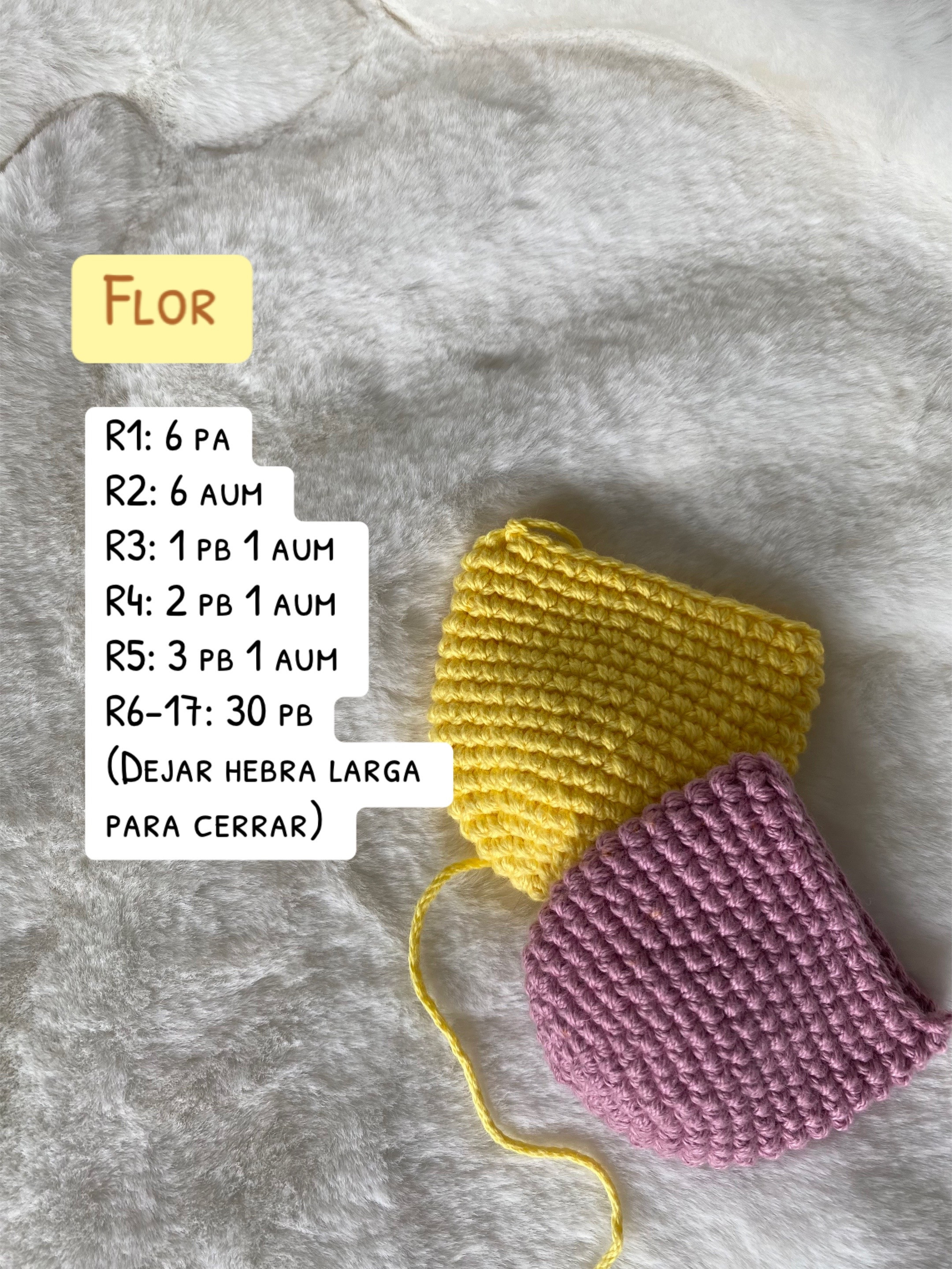 Tutorial Tulipanes Tejidos para Principiantes - Patron de Crochet Fácil y Bonito