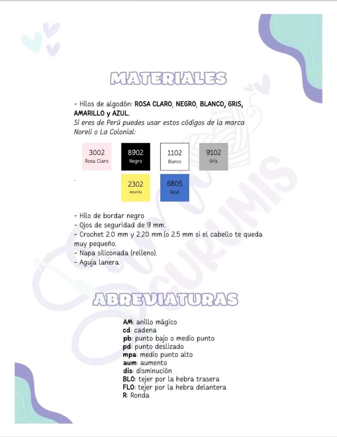 Tutoriales de ganchillo para muñecos amigurumi: materiales y patrones paso a paso