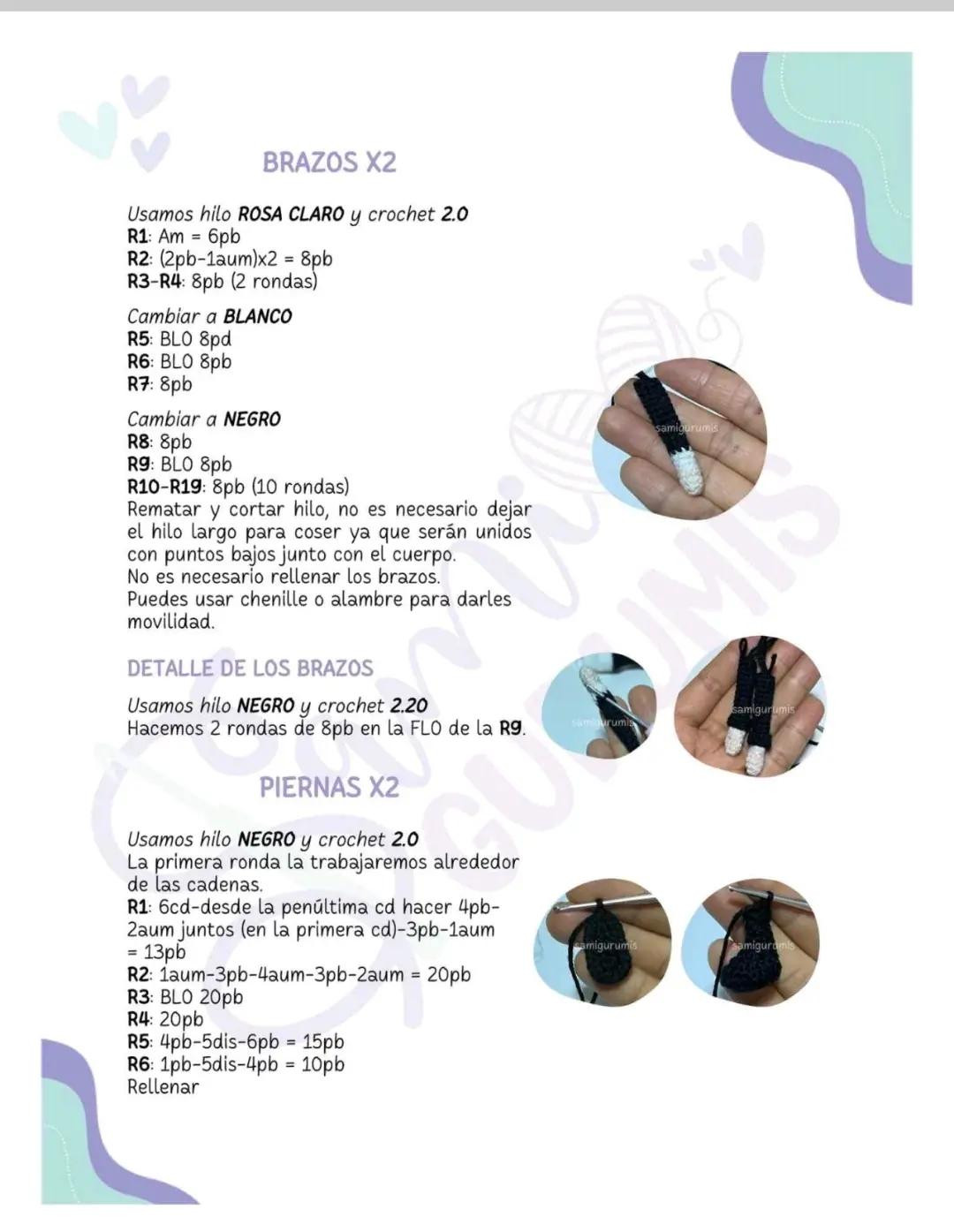 Tutoriales de ganchillo para muñecos amigurumi: materiales y patrones paso a paso