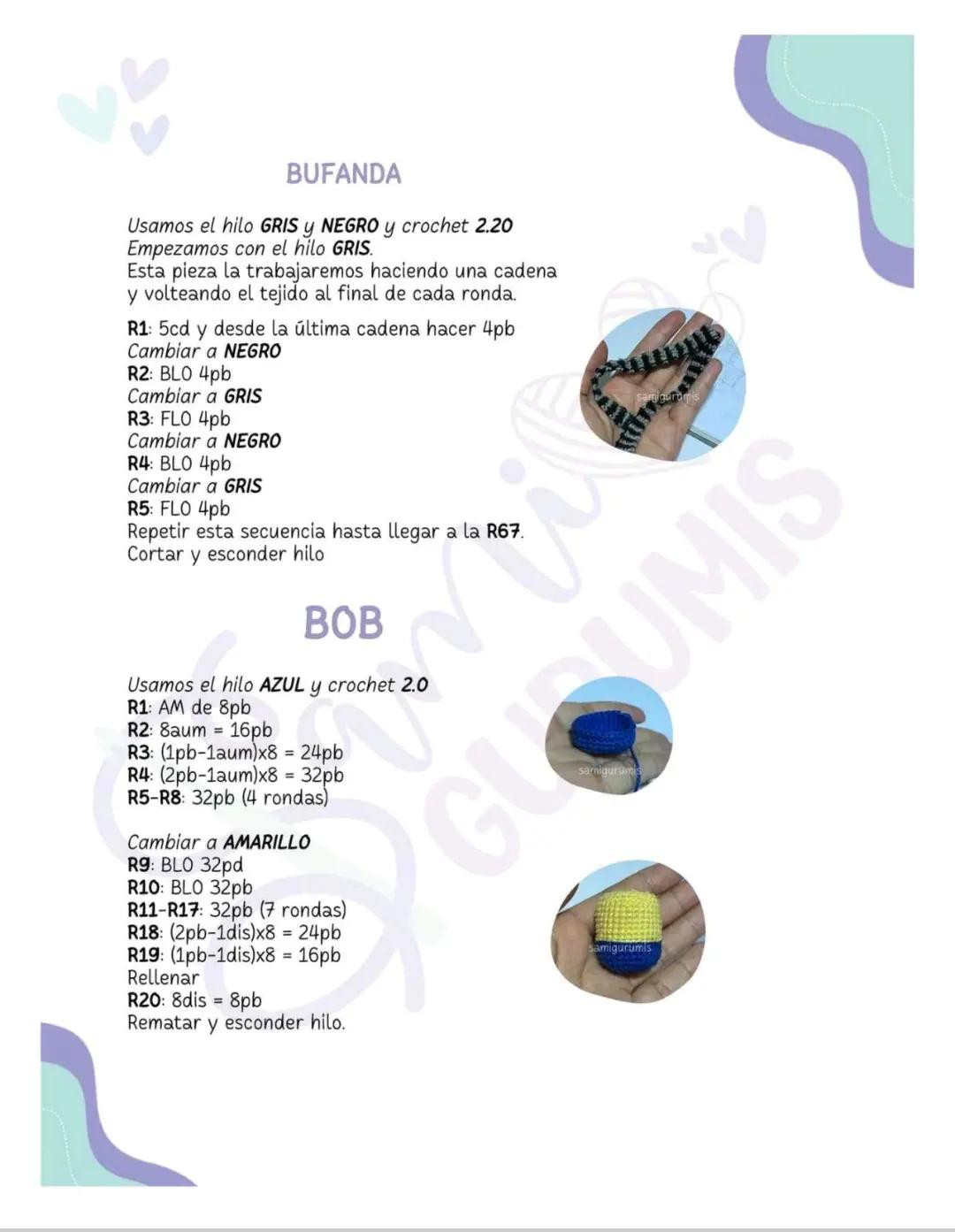 Tutoriales de ganchillo para muñecos amigurumi: materiales y patrones paso a paso