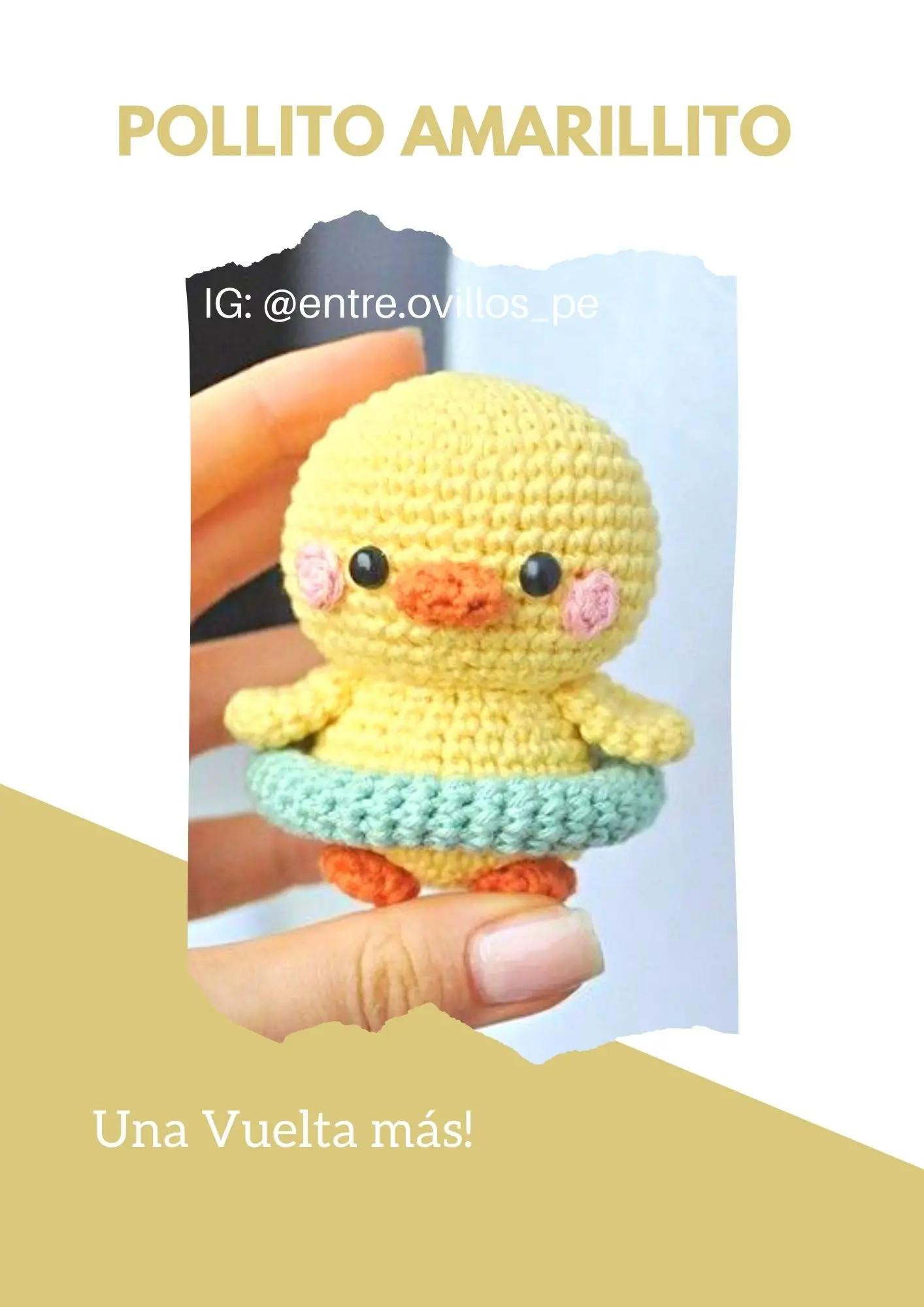 Tutoriales de Pollito Amarillito: Materiales y Patrones para Cabeza, Cuerpo y Alas