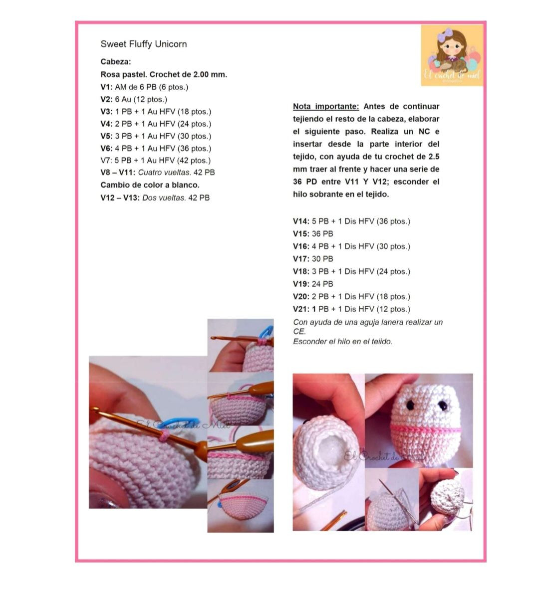 Tutoriales de Unicornio Suave y Peludo Móc Len