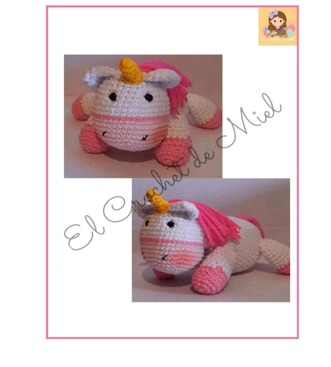 Tutoriales de Unicornio Suave y Peludo Móc Len