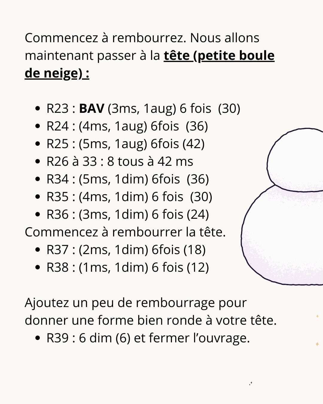 Tutoriel Crochet Bonhomme de Neige Amigurumi Noël avec Bannière JOYEUX