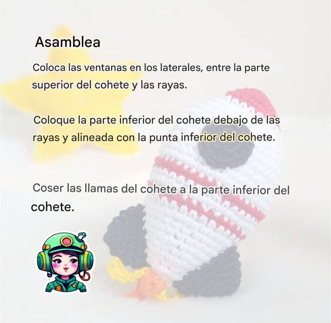 Tutoriel Crochet Fusée Amigurumi : Patron Gratuit