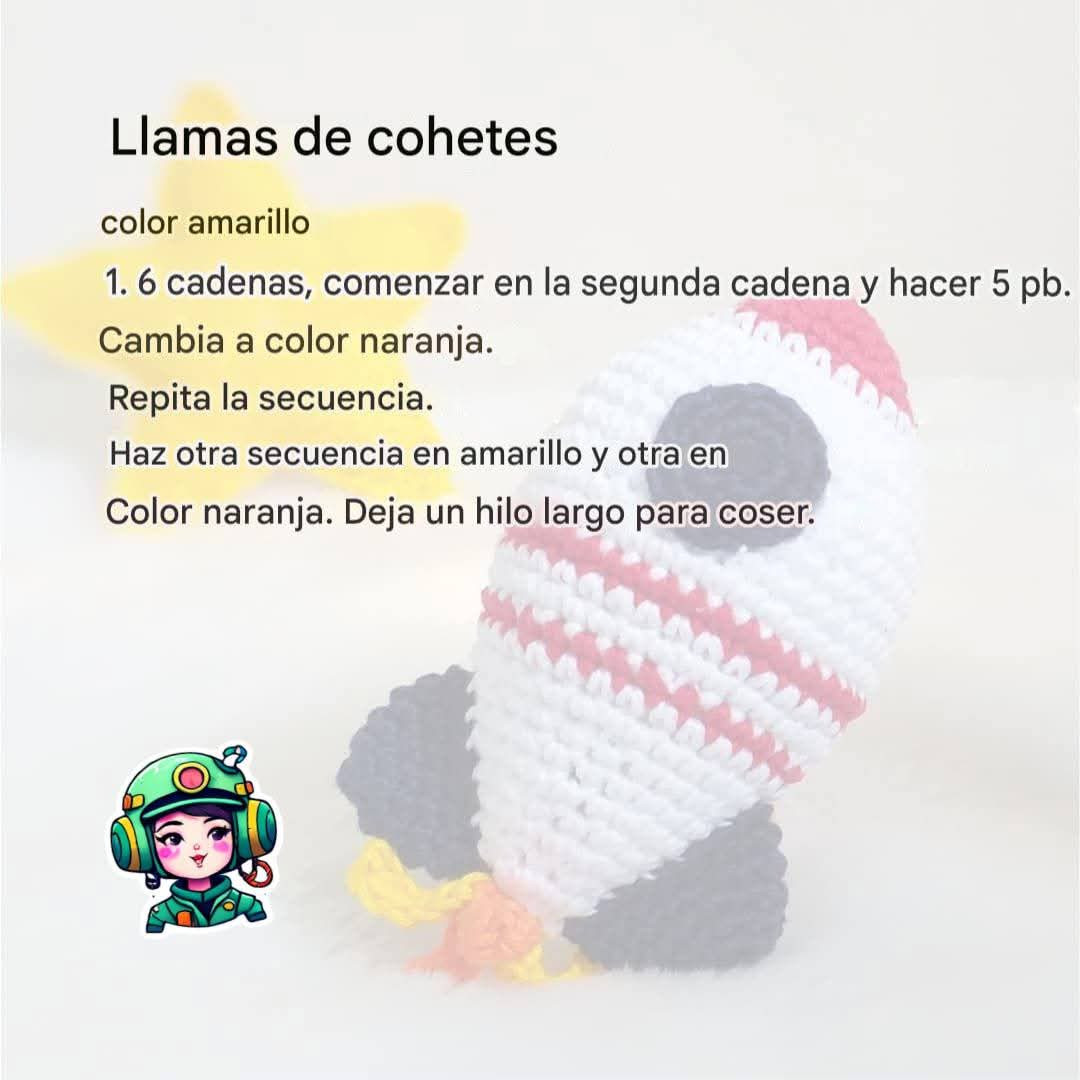 Tutoriel Crochet Fusée Amigurumi : Patron Gratuit