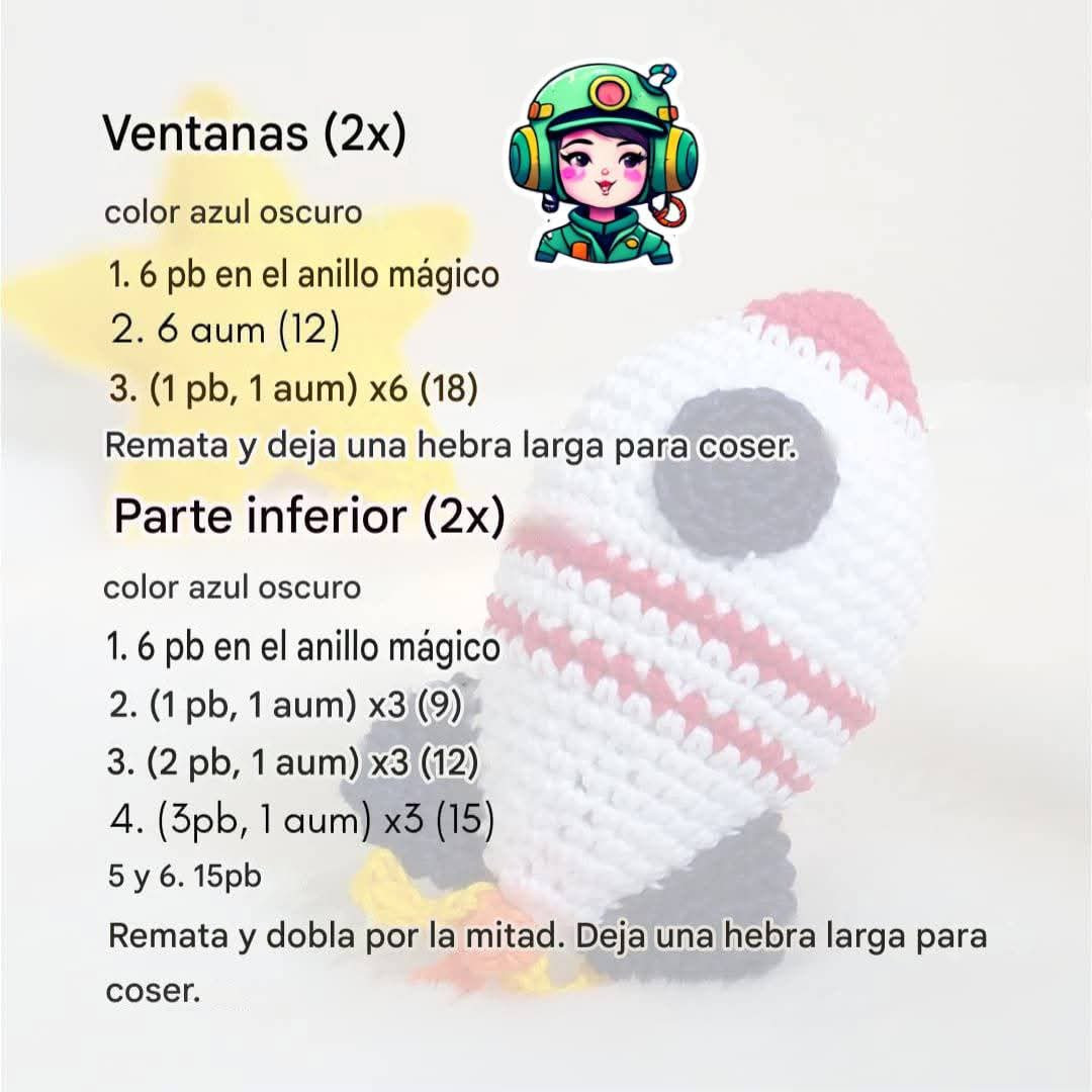 Tutoriel Crochet Fusée Amigurumi : Patron Gratuit