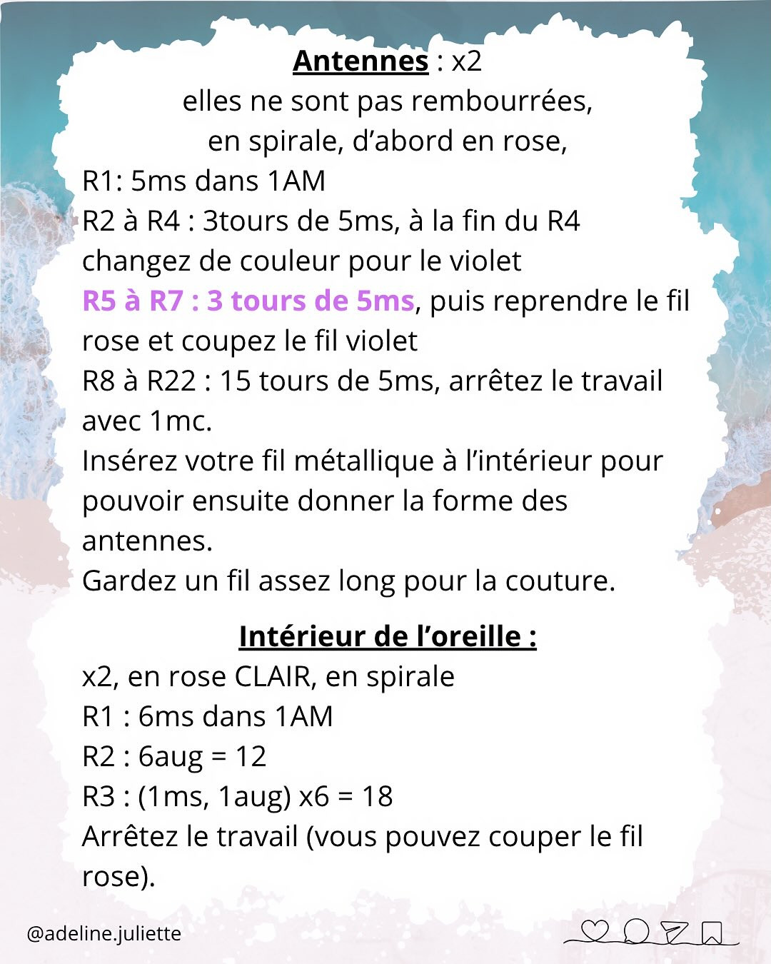 Tutoriel Crochet Gratuit : Angel le petit alien rose (inspiré Stitch)