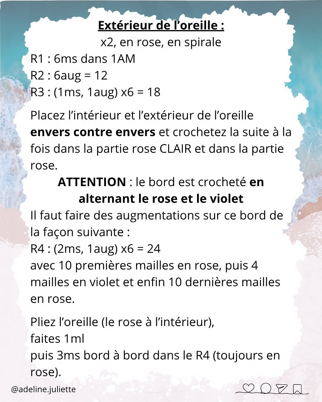 Tutoriel Crochet Gratuit : Angel le petit alien rose (inspiré Stitch)