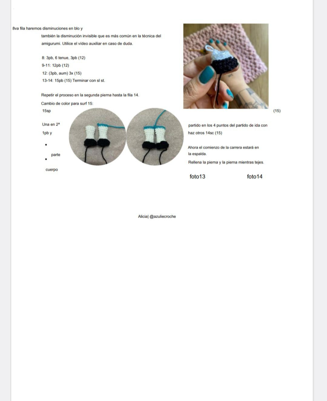 Tutoriel de tricotage d'Alice au pays des merveilles en amigurumi