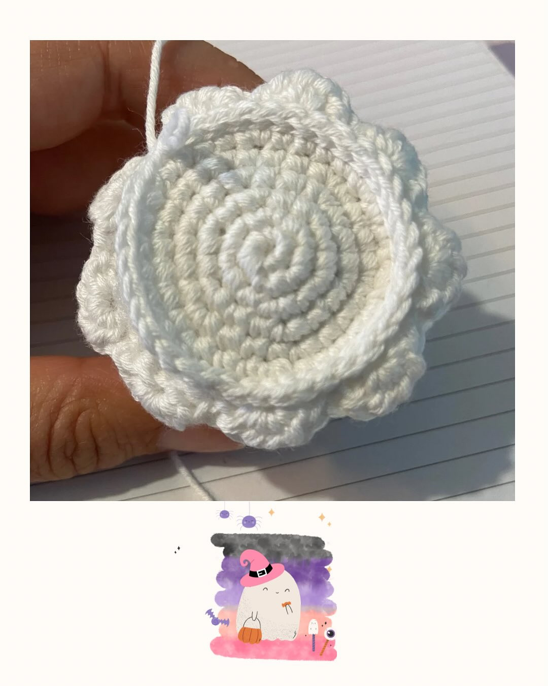Tutoriel gratuit : Comment crocheter un petit fantôme mignon pour Halloween (Amigurumi)