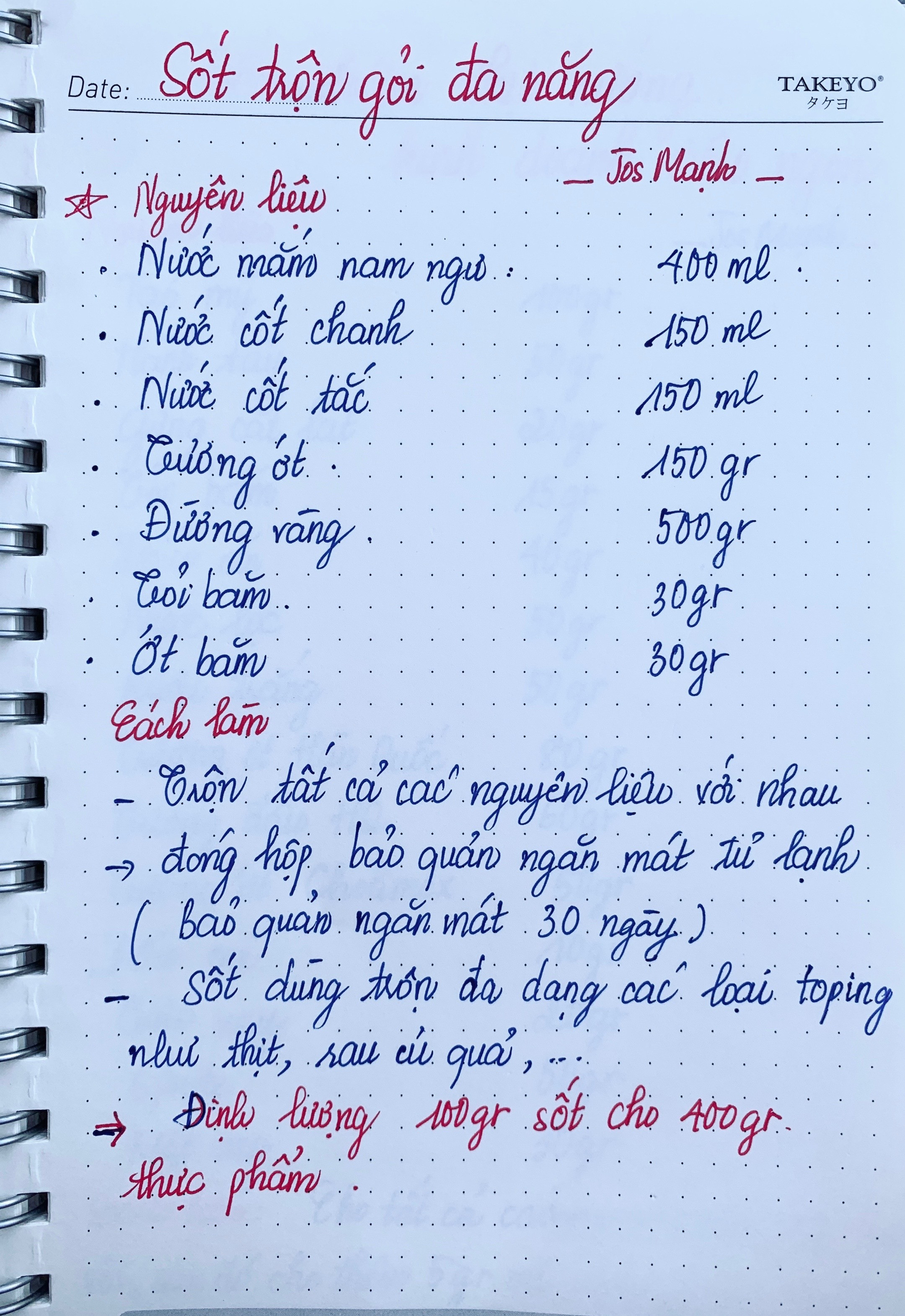 Tuyển tập 3 công thức sốt nhà hàng: Sốt trộn gỏi, sốt kho và sốt chấm thịt nướng