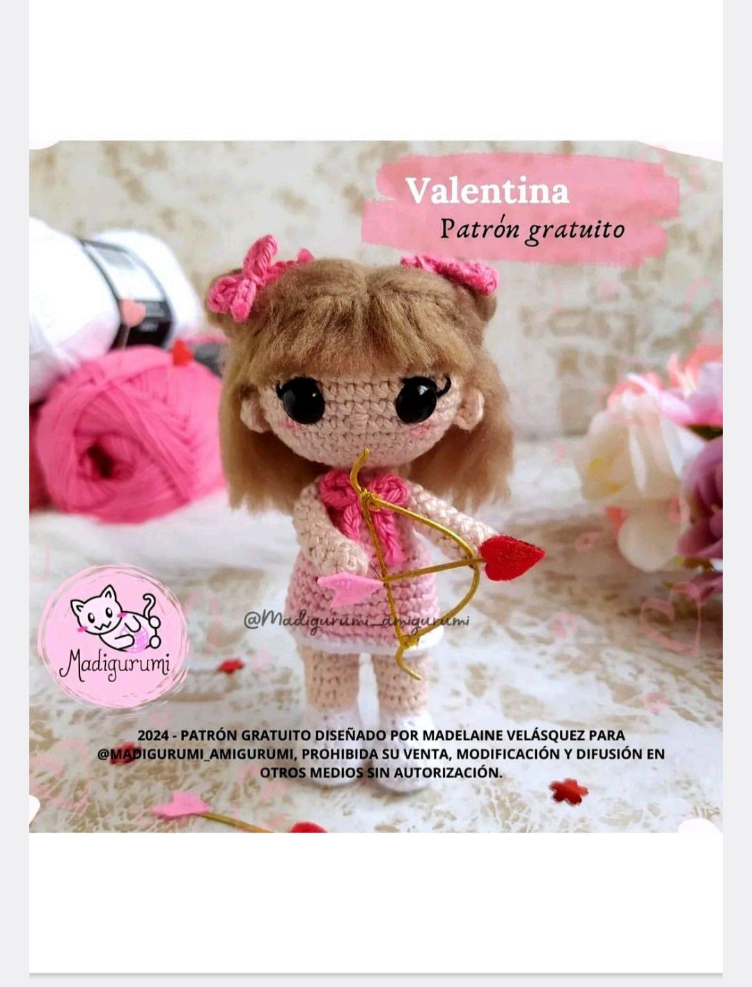 Valentina Amigurumi Doll Free Crochet Pattern