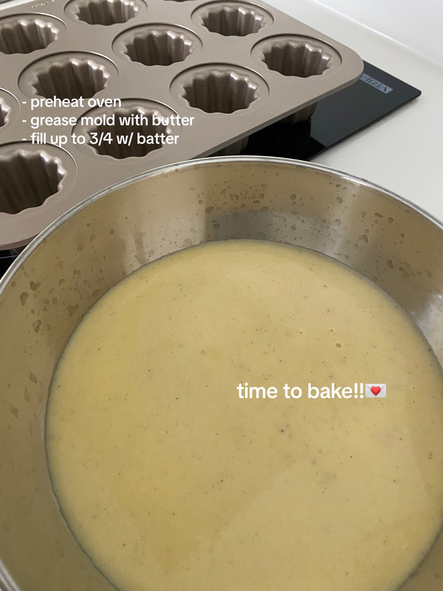 Valentine's Day Caneles Recipe: French Vanilla Custard Dessert with Crispy Caramelized Crust