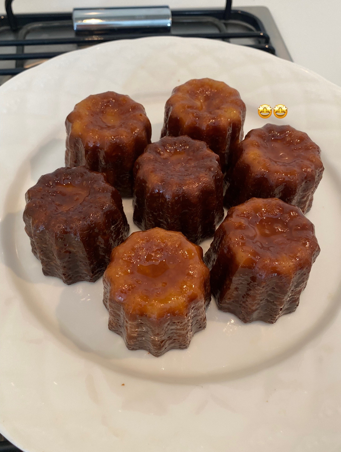 Valentine's Day Caneles Recipe: French Vanilla Custard Dessert with Crispy Caramelized Crust