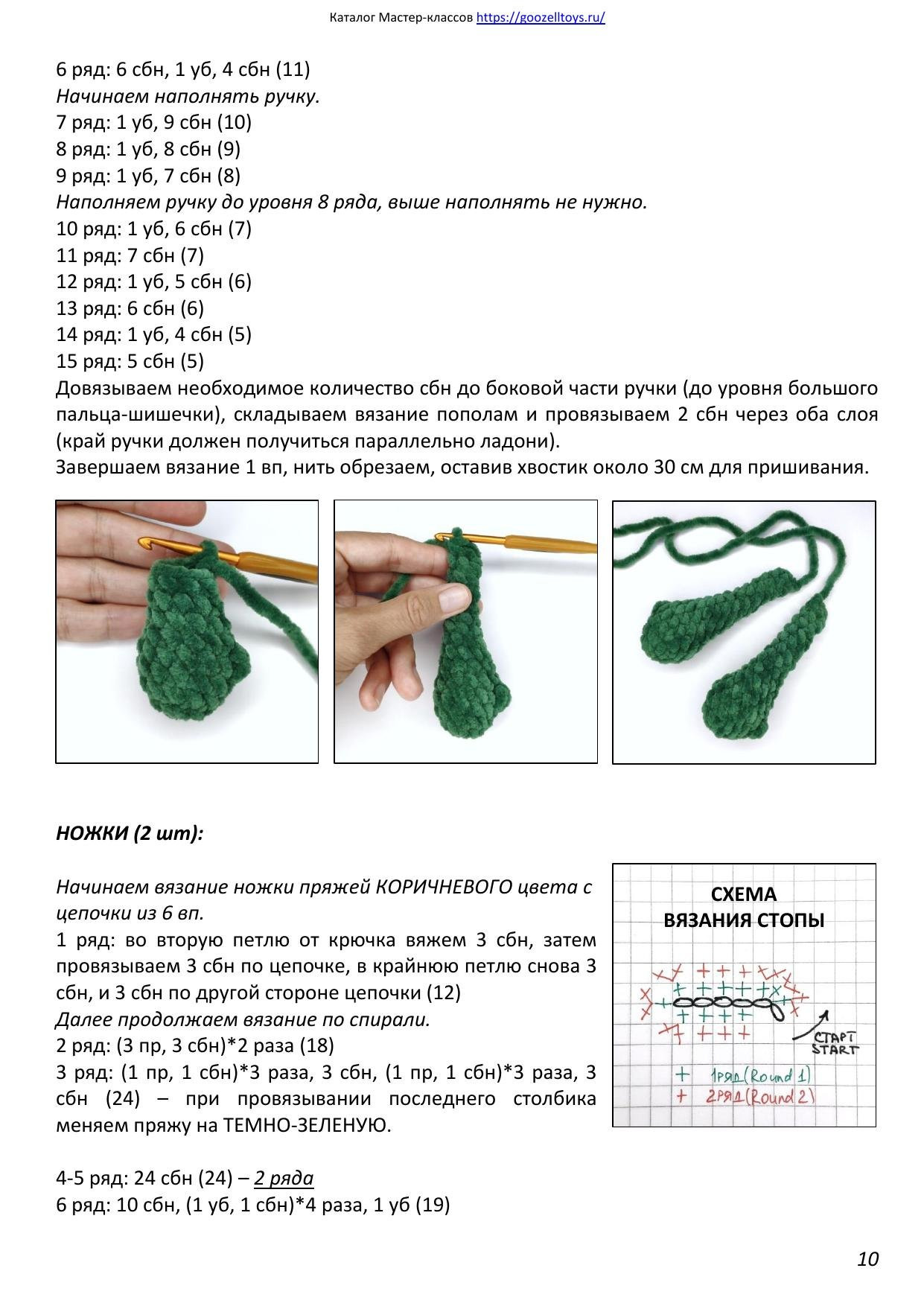 Веселый Авокадо: Мастер-класс по вязанию крючком, автор @goozell_toys