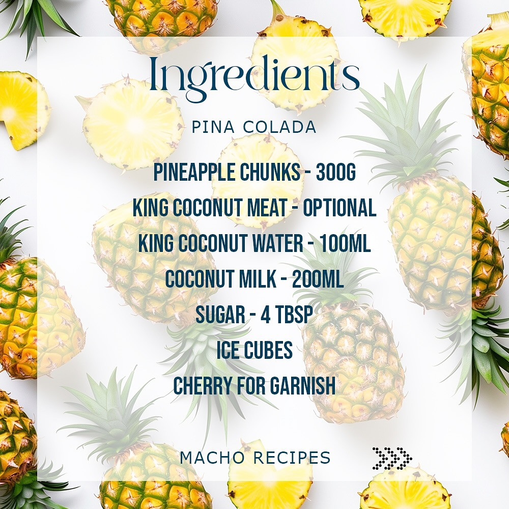 Virgin Pina Colada Recipe: Creamy Tropical Mocktail with Pineapple and Coconut