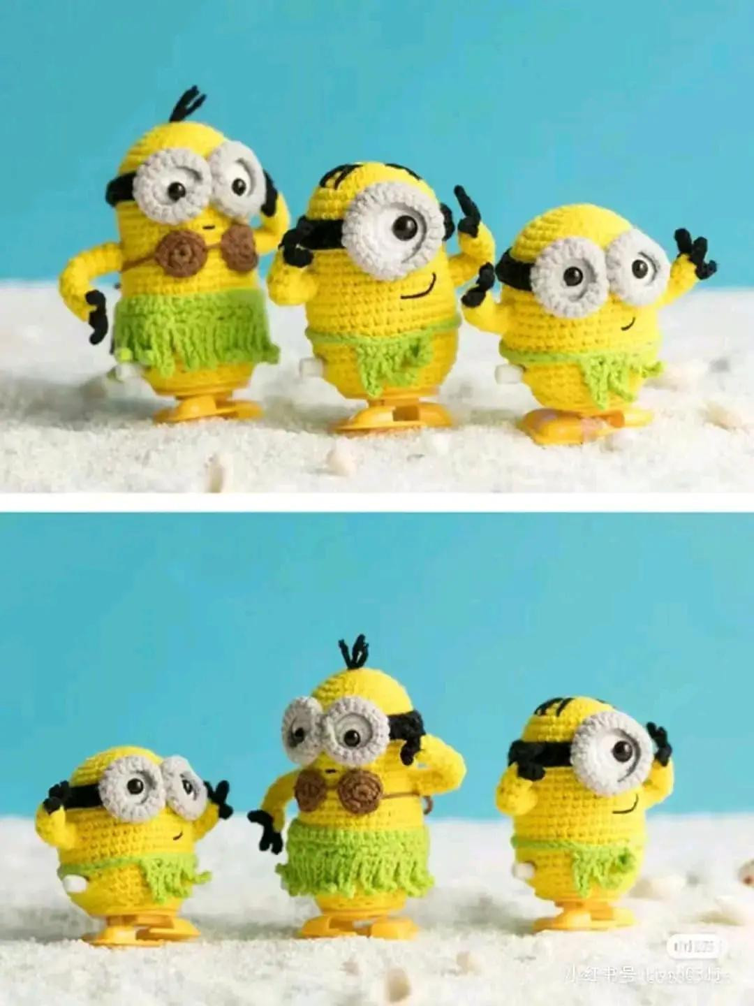 Walking Minion Hawaii Crochet Pattern: Detailed Chart and Instructions for Amigurumi Doll