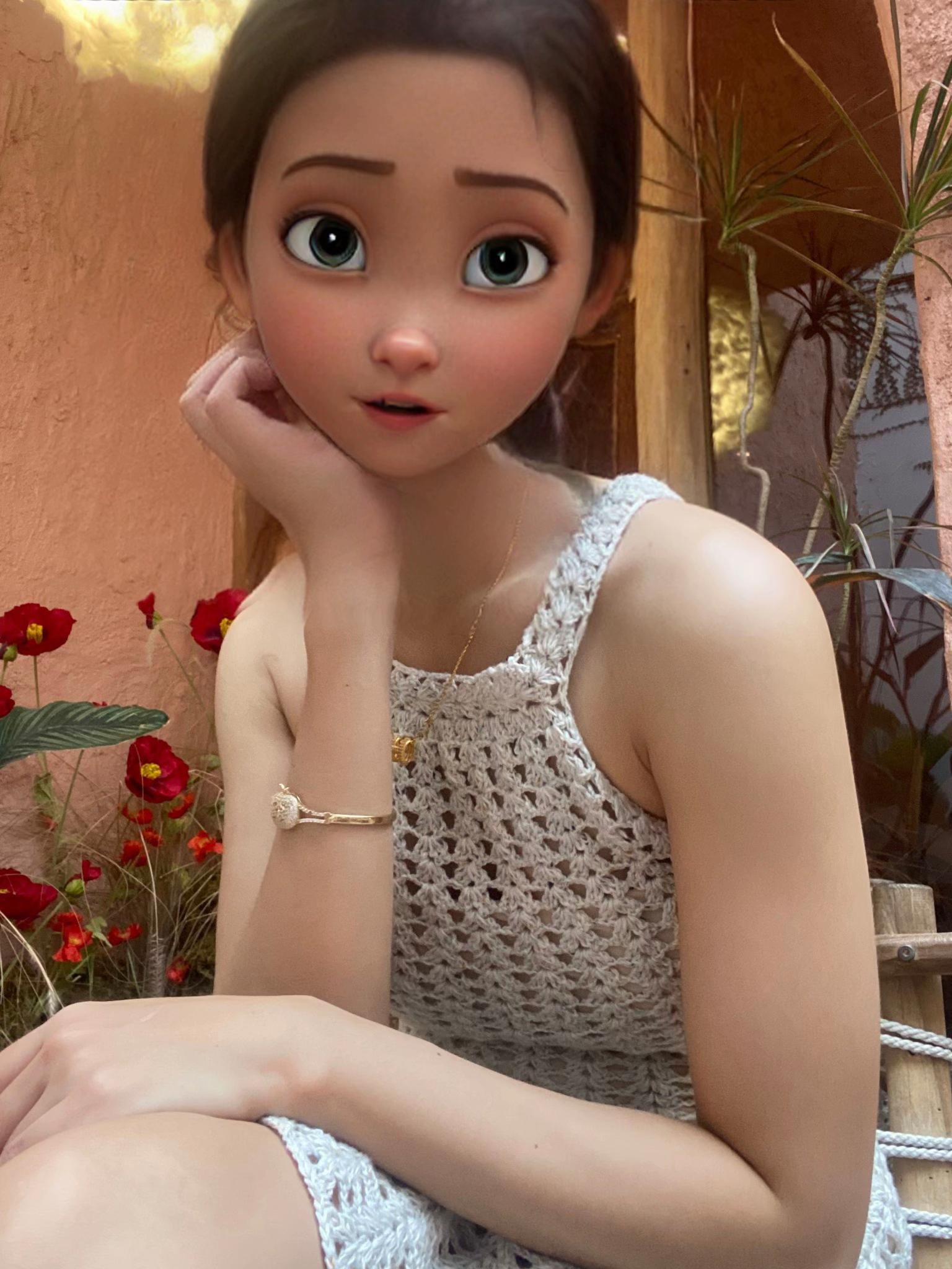 White Crochet Halter Dress Pattern Chart