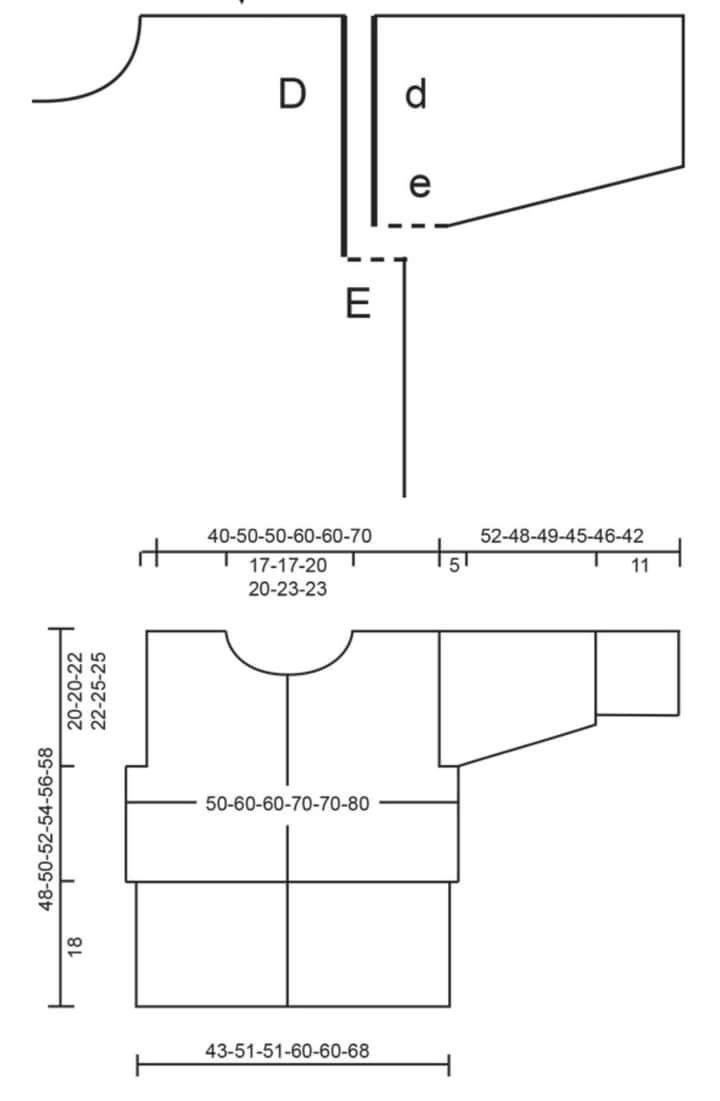 White Lace Crochet Cardigan and Sweater Flat Chart Pattern with Measurements