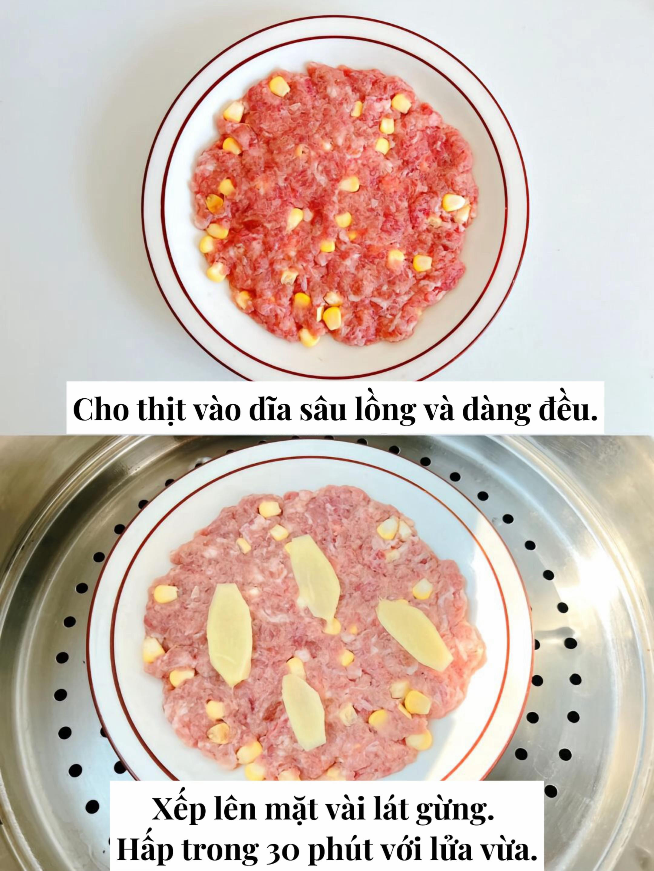 Xíu Mại Thịt Heo Và Ngô Tươi