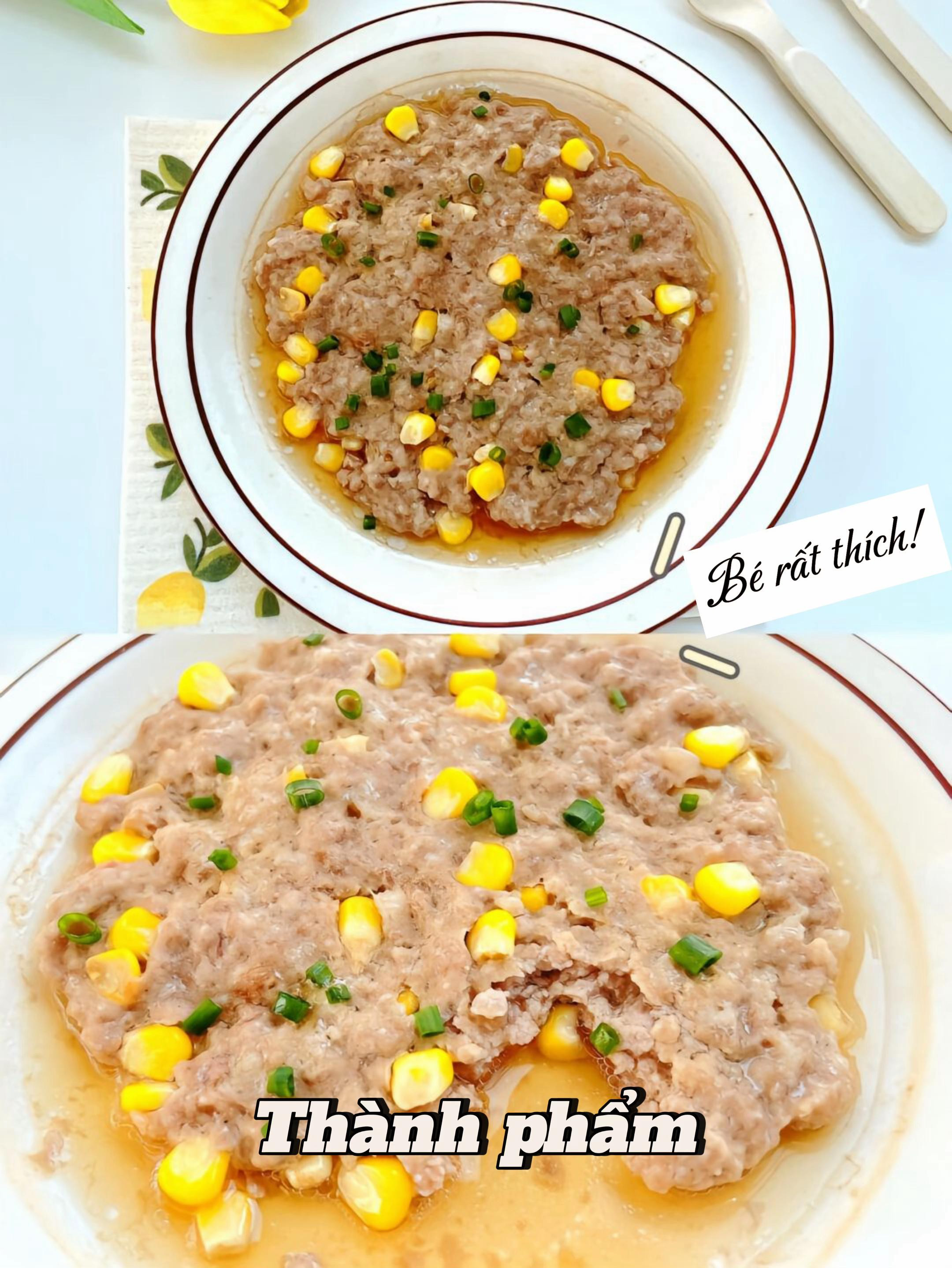 Xíu Mại Thịt Heo Và Ngô Tươi