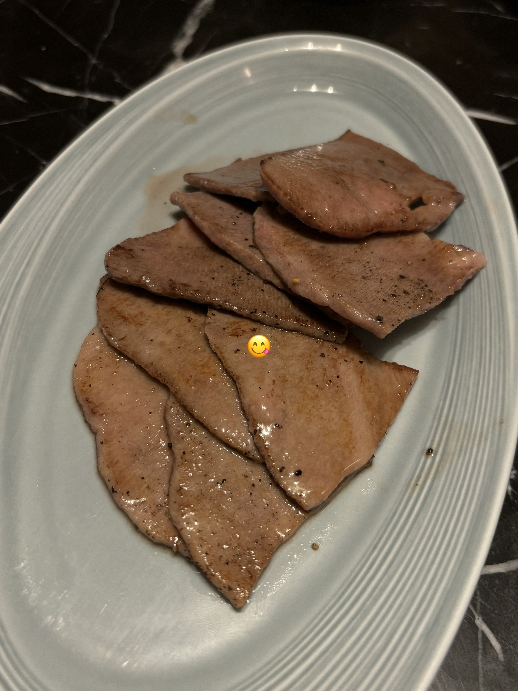 Yakisugi Karubi and Negi Tanshio at Esina Plaza Senayan Japanese BBQ Restaurant in Jakarta