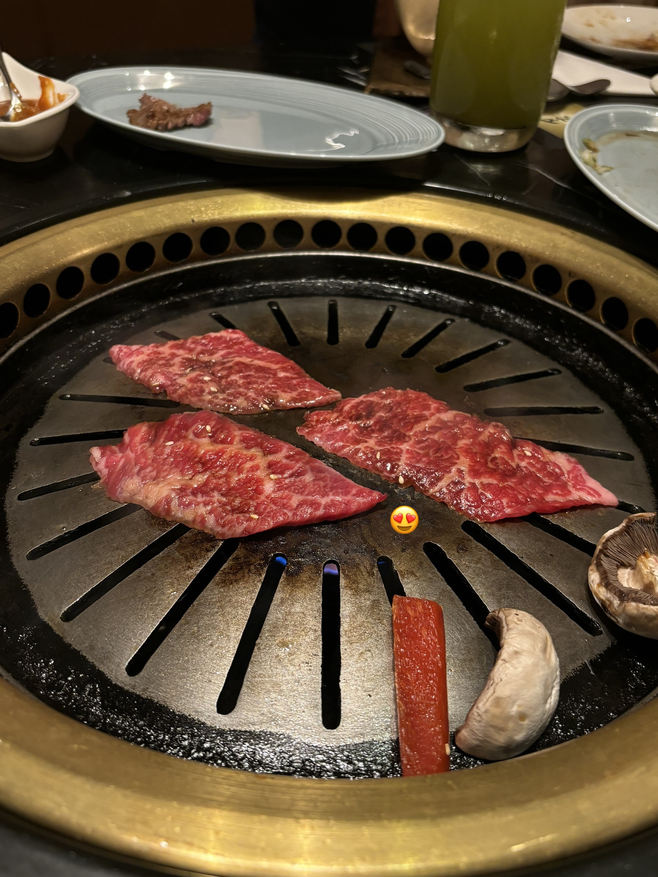 Yakisugi Karubi and Negi Tanshio at Esina Plaza Senayan Japanese BBQ Restaurant in Jakarta