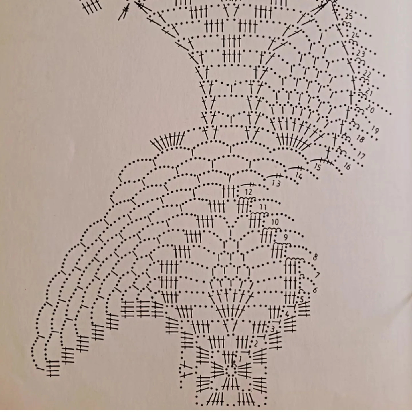 Yellow Star Crochet Doily: Handmade Lace Pattern Chart and Tutorial