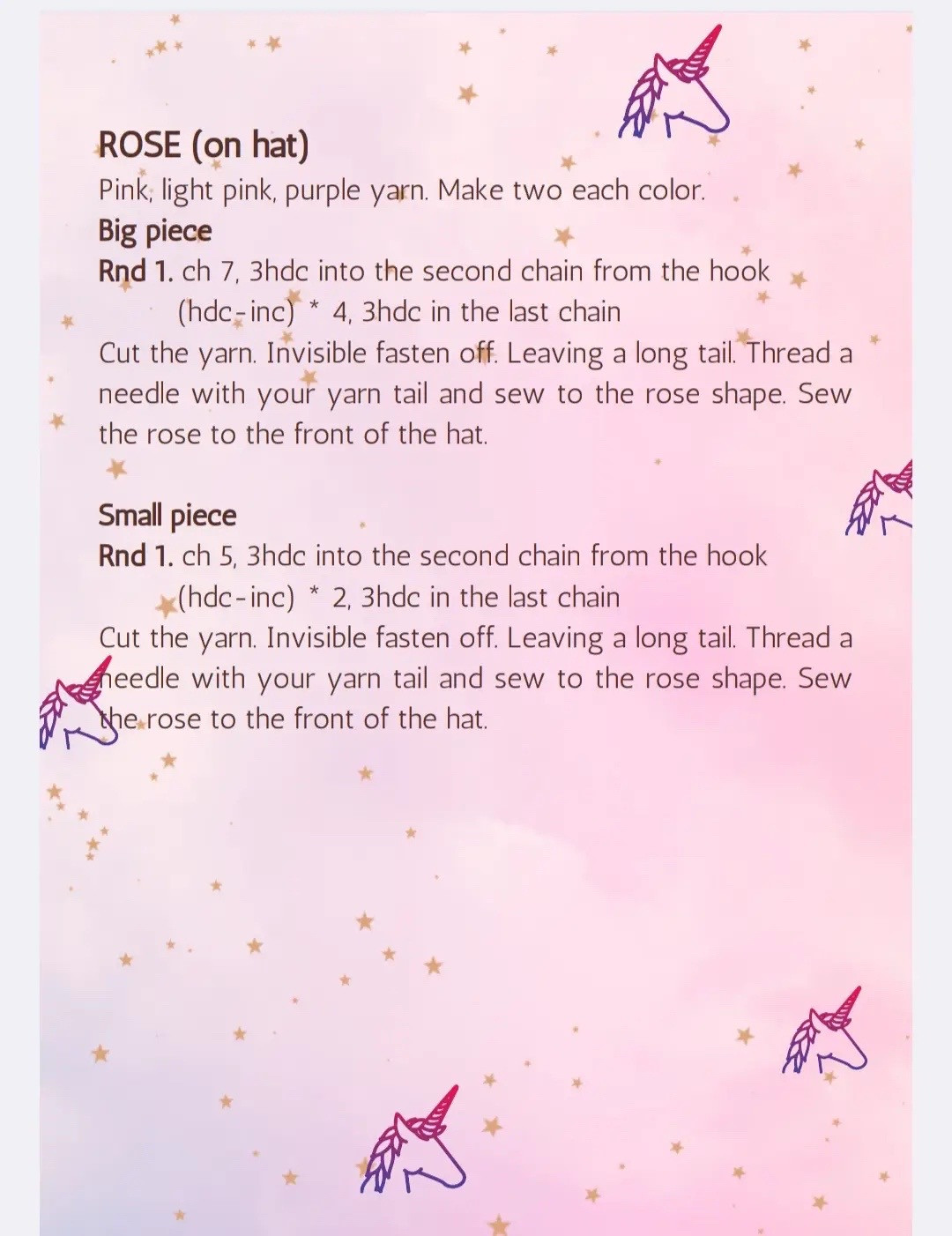 Yuni Unicorn Amigurumi Crochet Pattern Tutorial