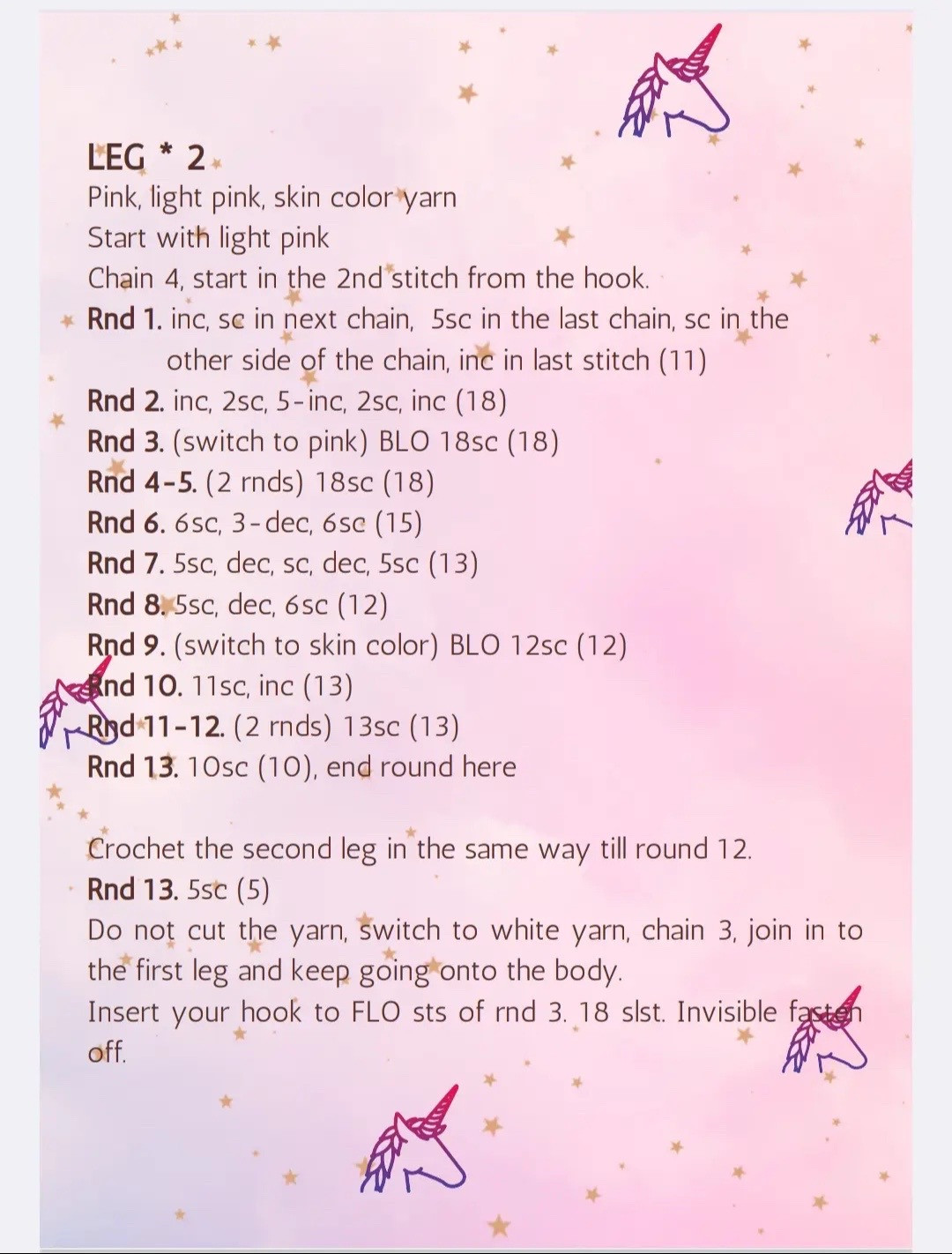 Yuni Unicorn Amigurumi Crochet Pattern Tutorial