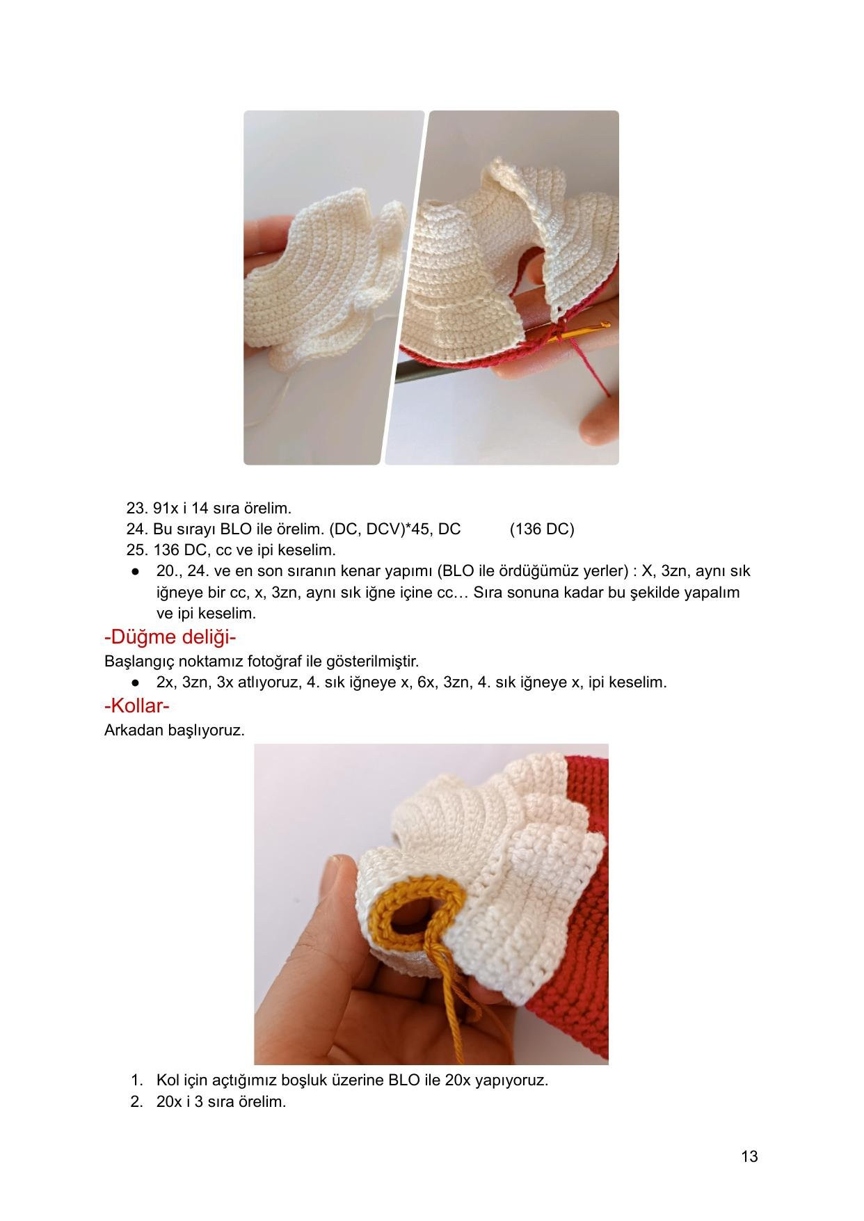 Zeytin Doll Amigurumi Crochet Pattern: Materials, Terms, and Step-by-Step Instructions