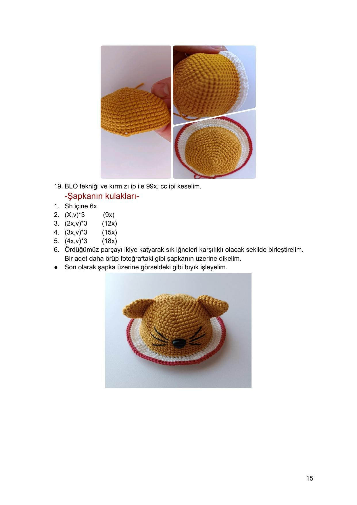 Zeytin Doll Amigurumi Crochet Pattern: Materials, Terms, and Step-by-Step Instructions