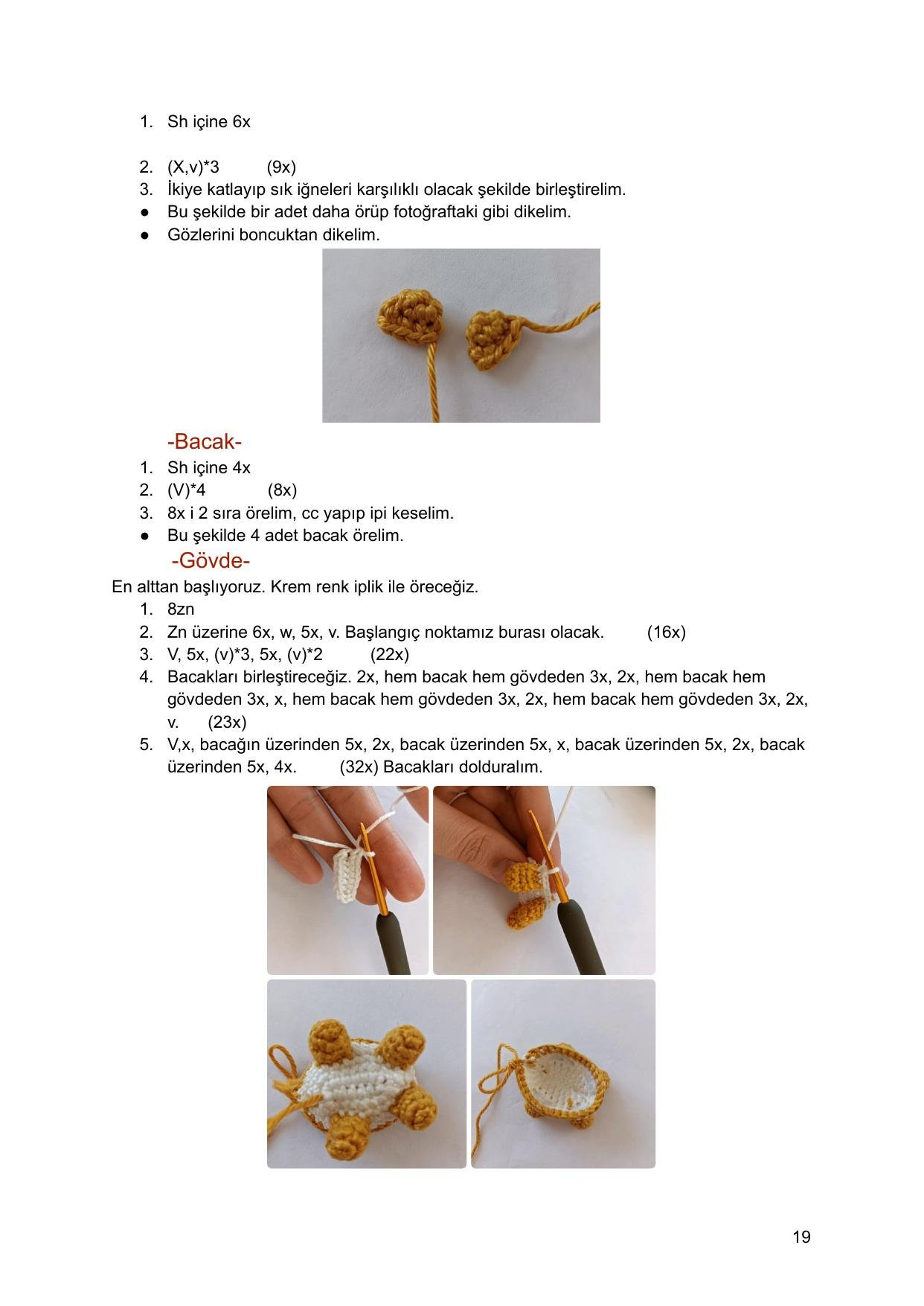 Zeytin Doll Amigurumi Crochet Pattern: Materials, Terms, and Step-by-Step Instructions