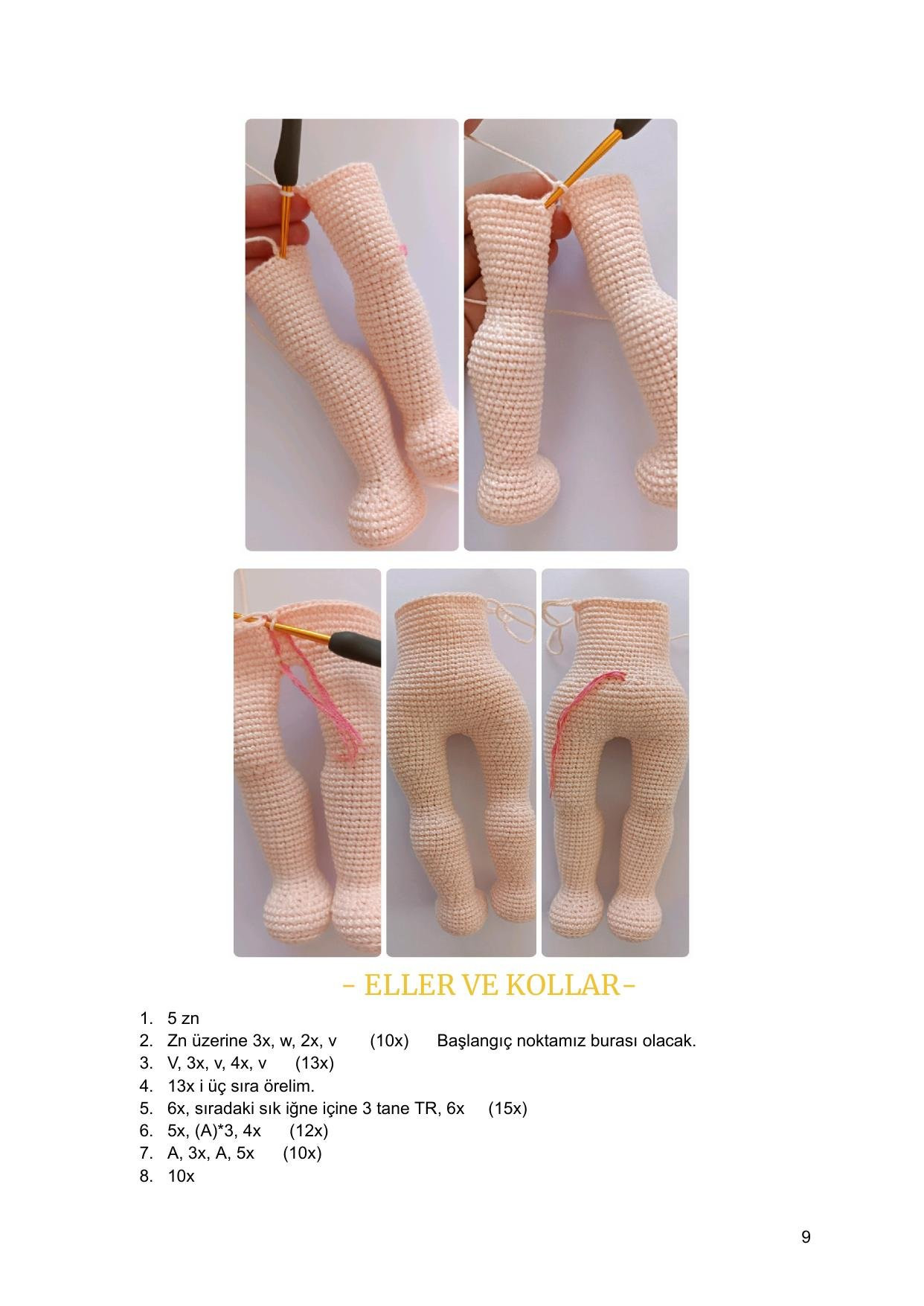 Zeytin Doll Amigurumi Crochet Pattern: Materials, Terms, and Step-by-Step Instructions