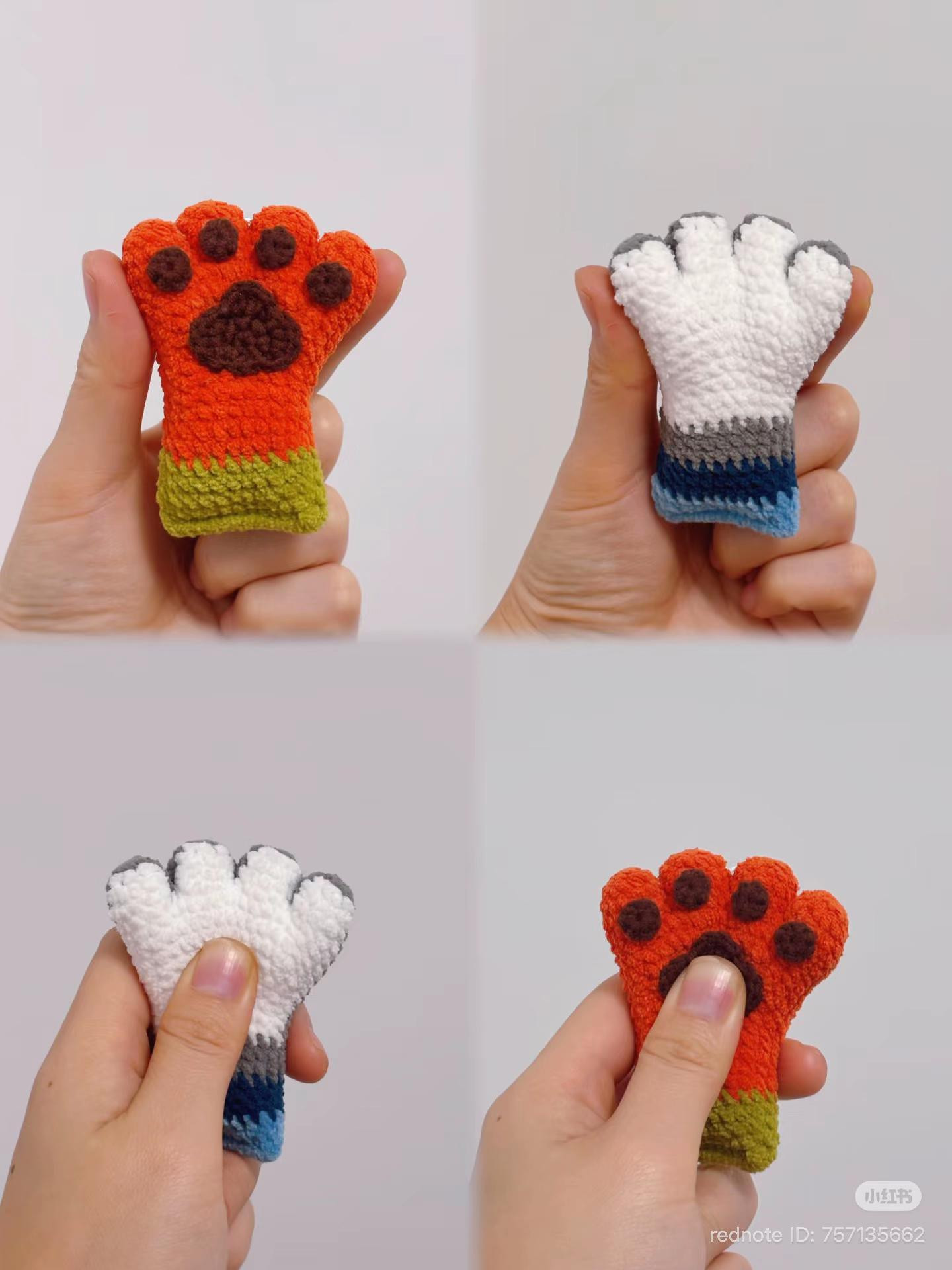 Zootopia Nick and Judy Paw Keychains Crochet Pattern