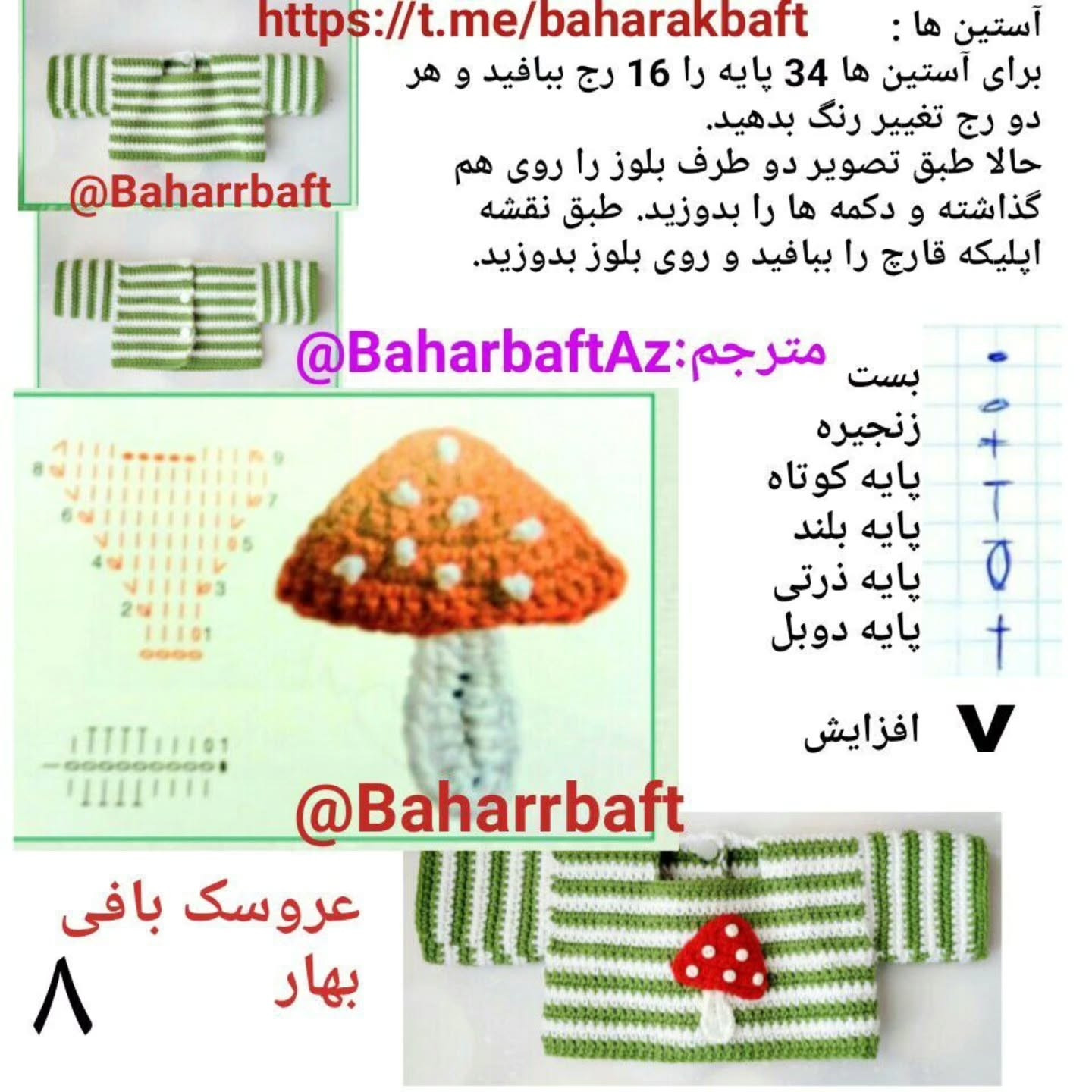 آموزش کامل بافت عروسک جوجه تیغی زوج (یوزیک و یوژا) به روش گام به گام