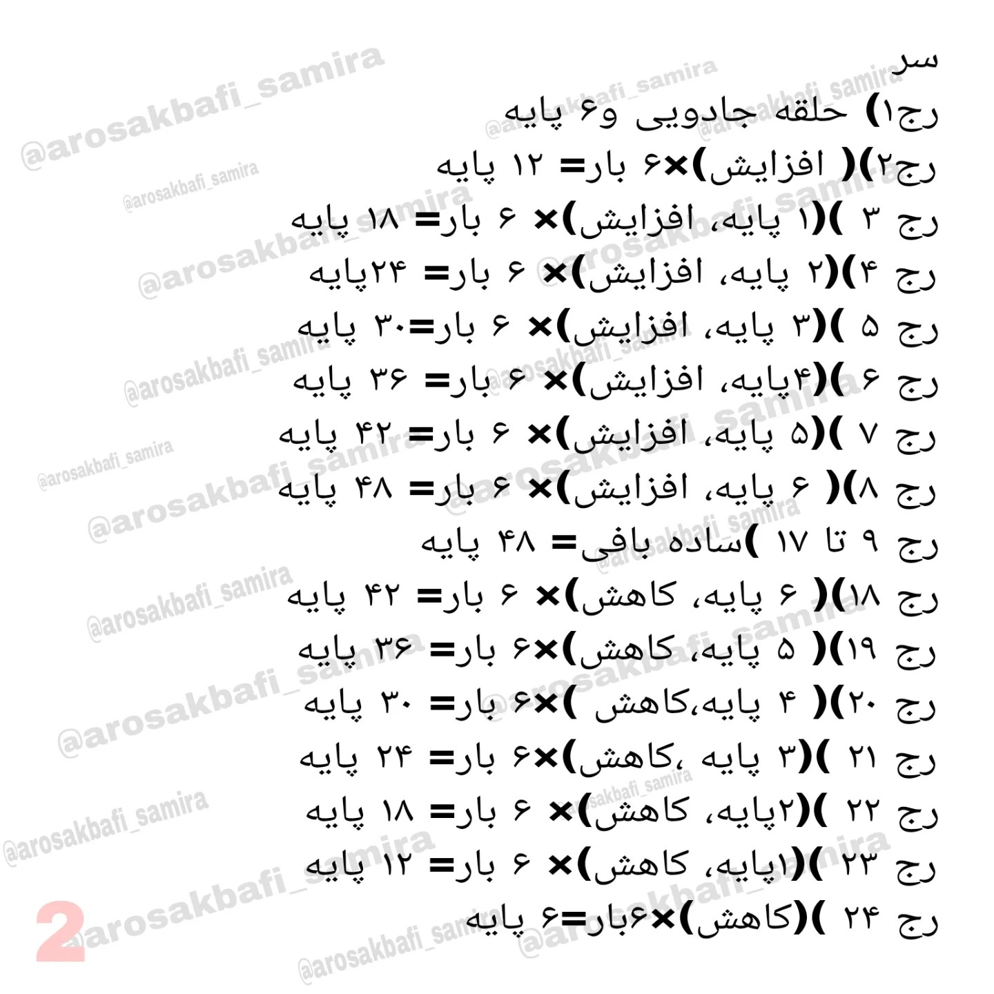 آموزش رایگان بافت گوزن شمالی (Rudolph) - عروسک حیوانات بامزه