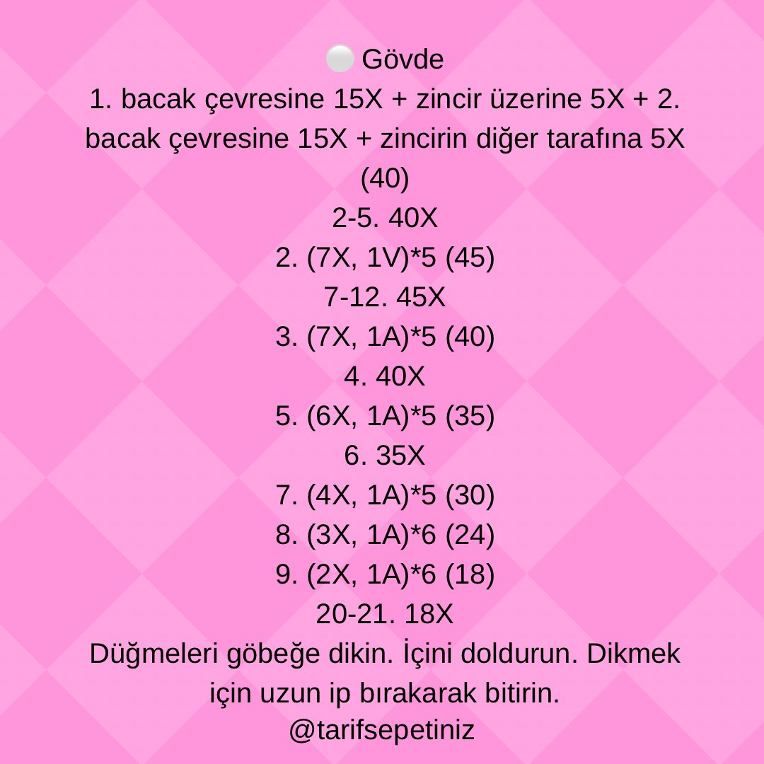 Amigurumi Kardan Adam Tarifi - Beyaz ve Yeşil Mucize