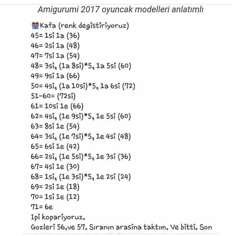 Amigurumi kırmızı şapkalı kız bebek modeli yapılışı anlatımlı