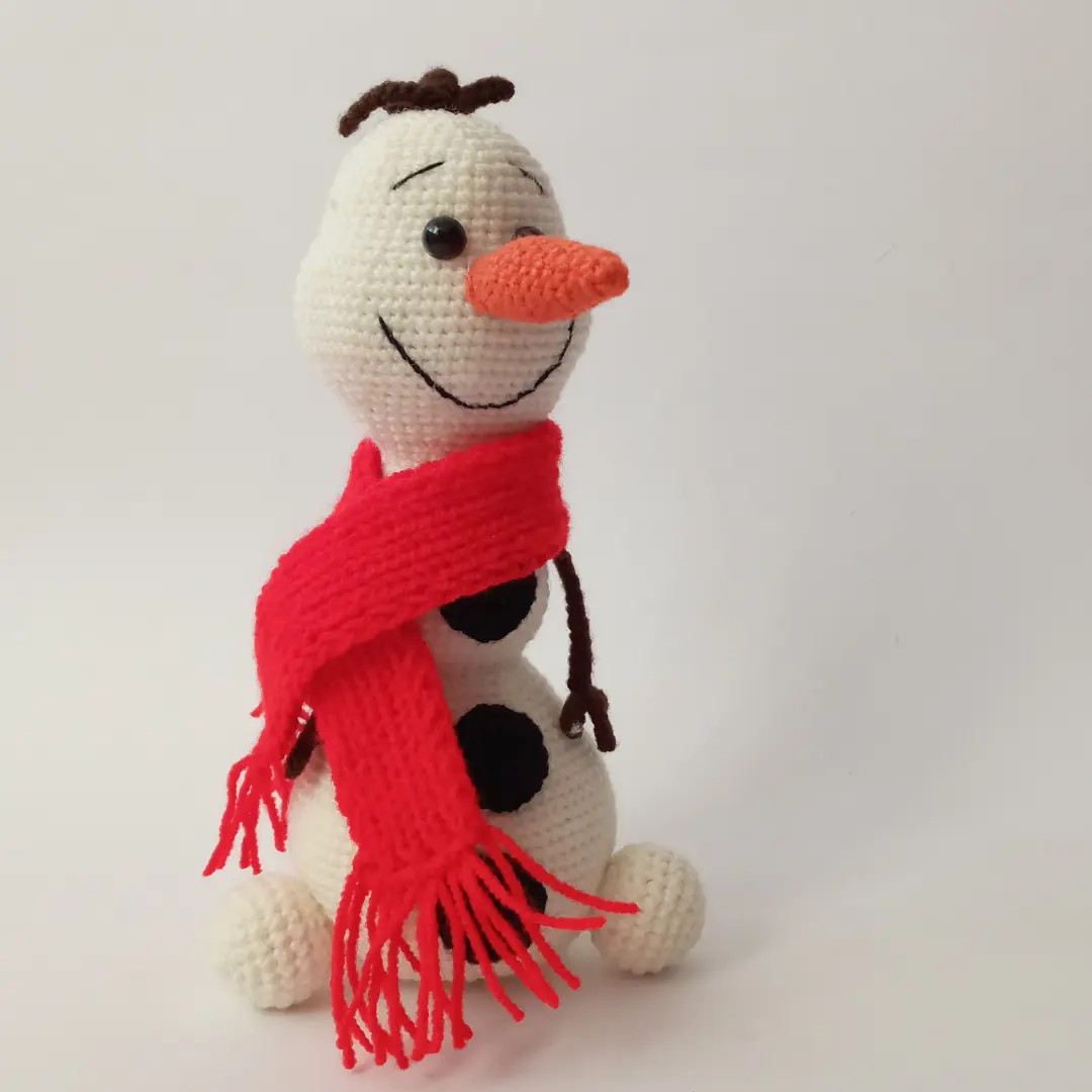 Amigurumi Olaf Crochet Pattern with Farsi Instructions