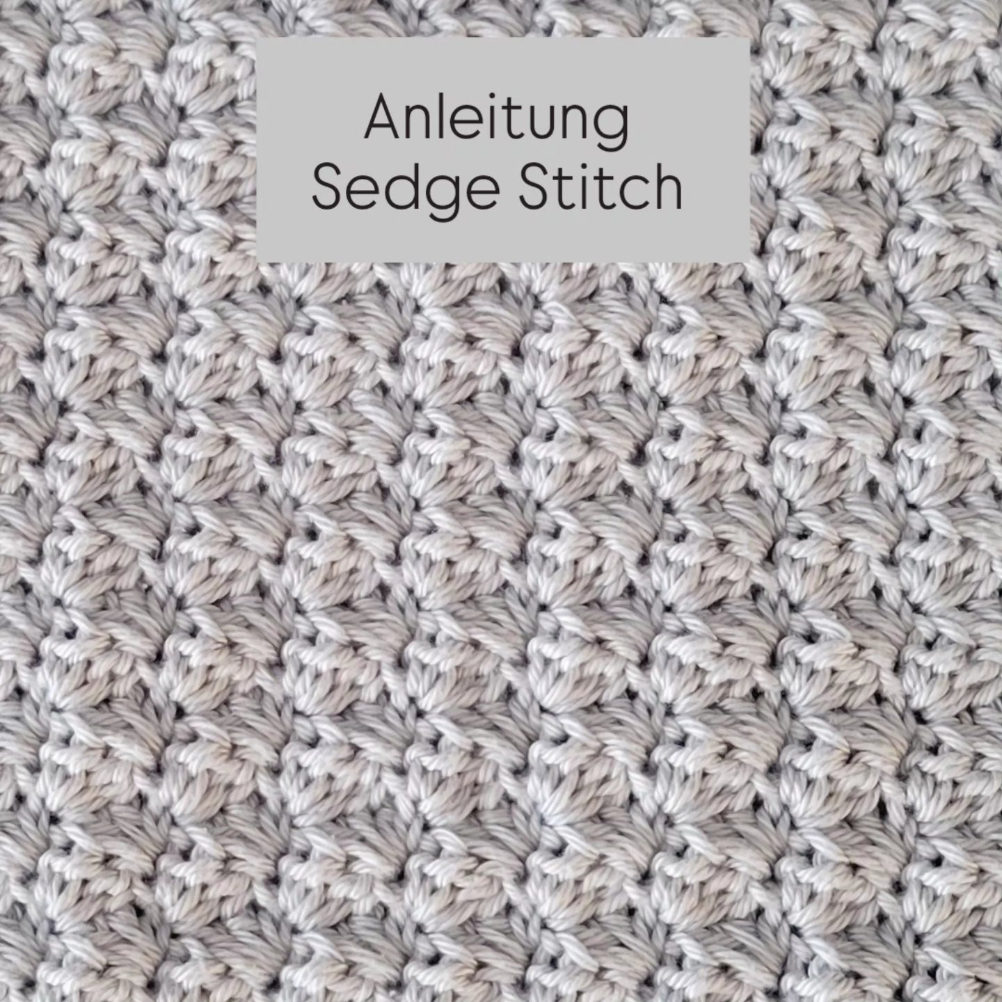 Anleitung Sedge Stitch: Häkelanleitung für ein leichtes Deckenmuster