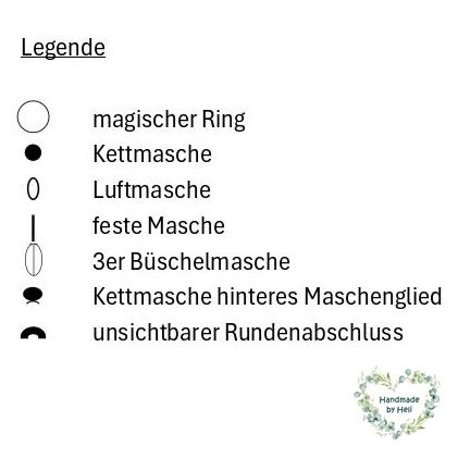 Anleitung Untersetzer mit 3er Büschelmaschen - Handmade by Heli