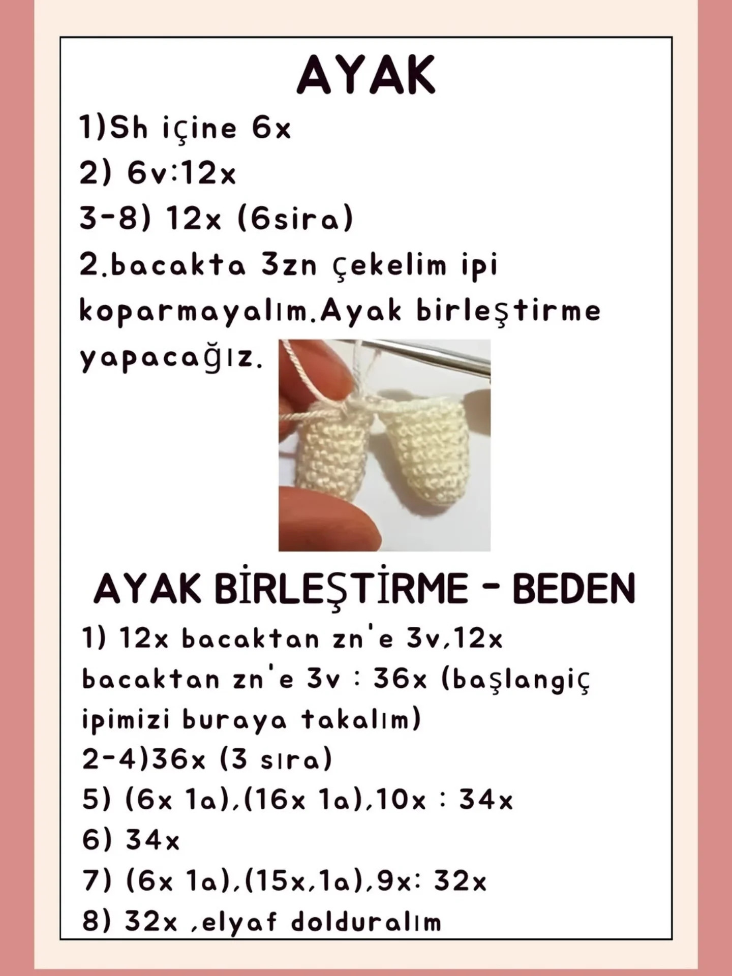 Ayıcığım Lokum: Hướng dẫn móc gấu bông Amigurumi dễ thương màu kem với khăn choàng