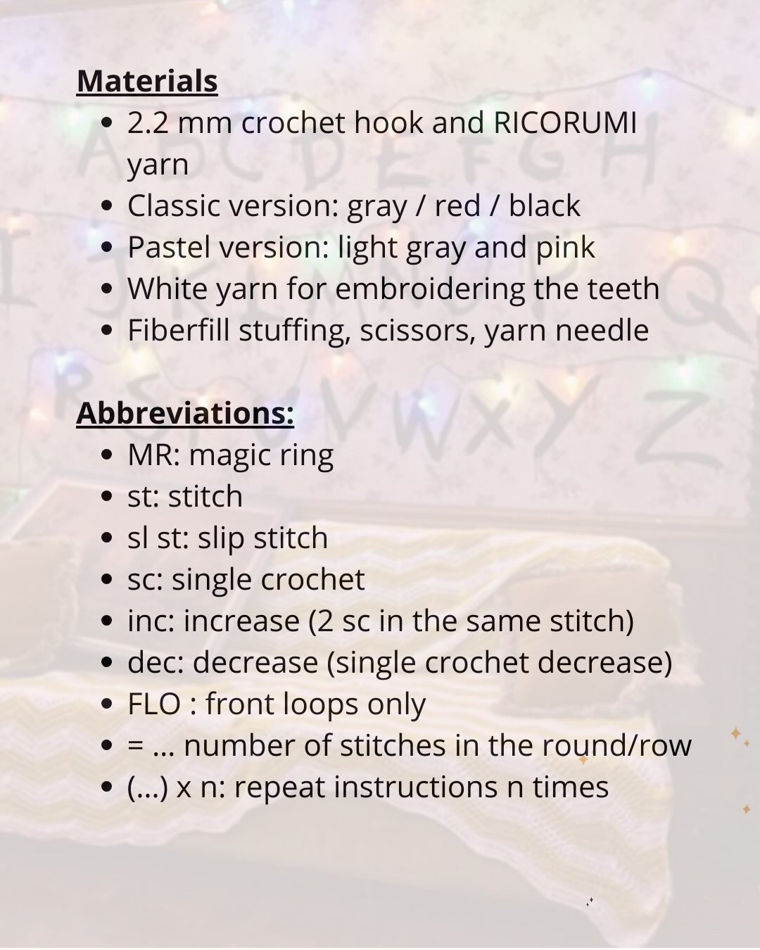 Baby Demogorgon Free Crochet Pattern: Classic Red and Pastel Pink Versions