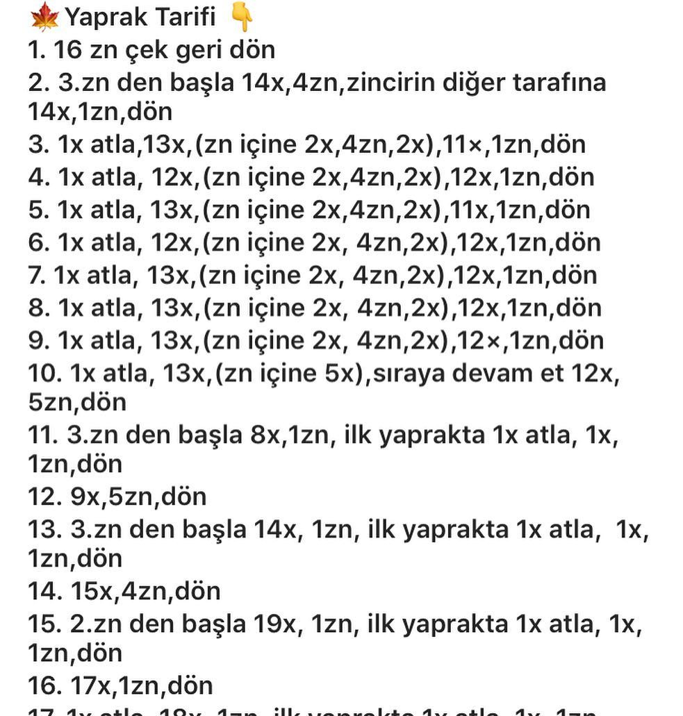 Bal Kabak ve Yaprak Maska Tarifi: Sonbahar Dekorasyonu İçin Detaylı Örgü Deseni