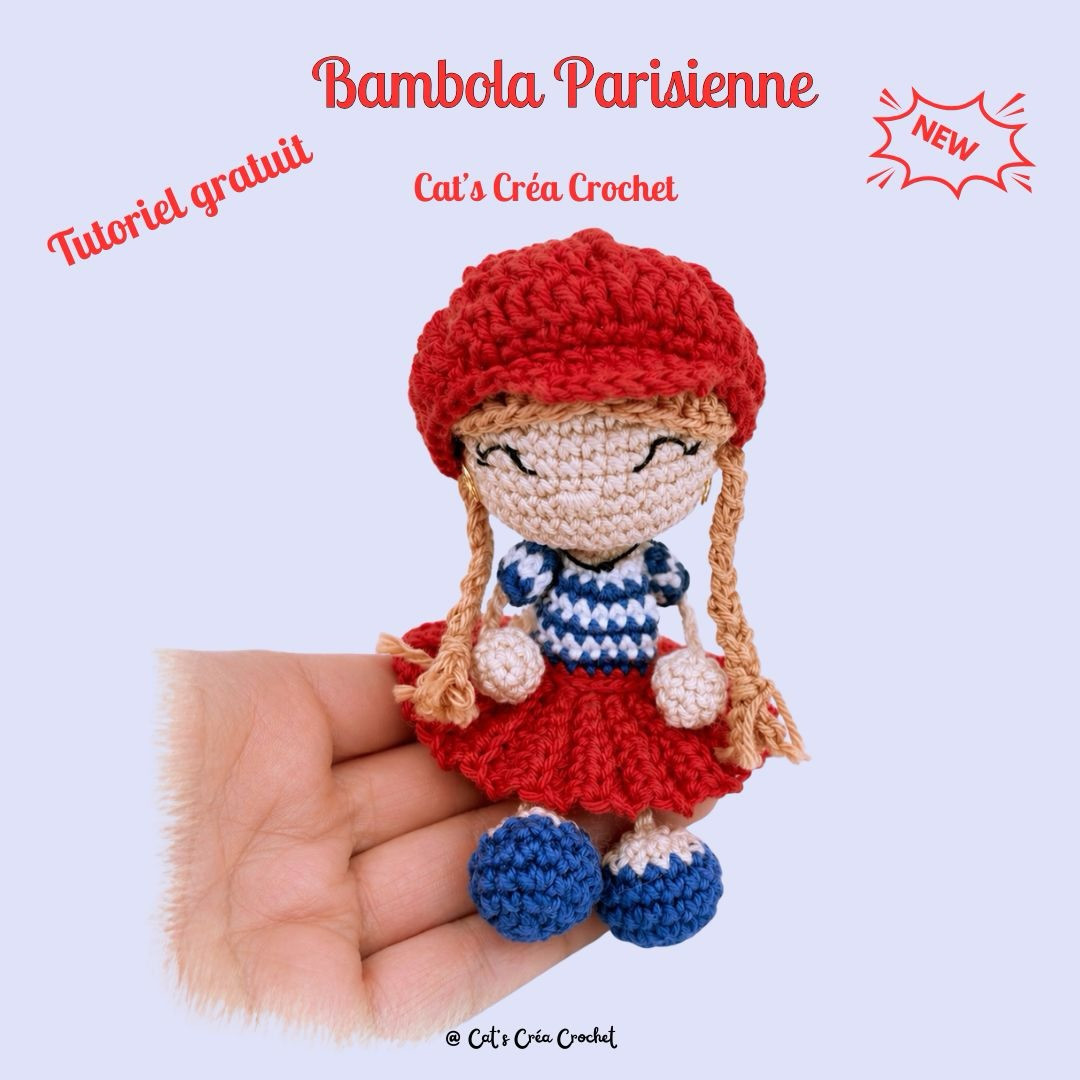 Bambola Parisienne - Gratuit Crochet Pattern for French Style Amigurumi Doll